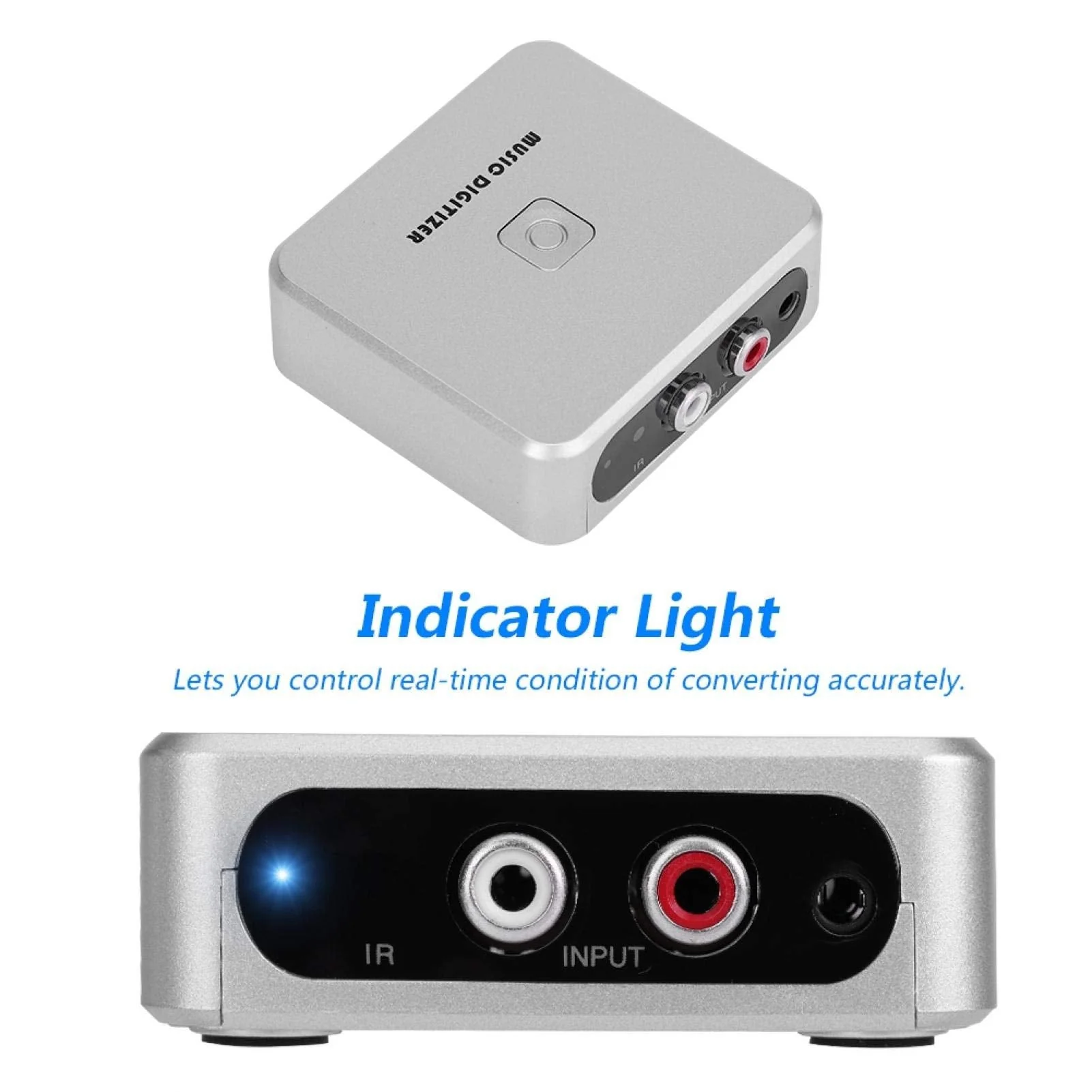 Multifunctional MP3 Digitizer Audio Capture Box Left Right Channels Music Digitizer Support U Disk SD Card - Image 5