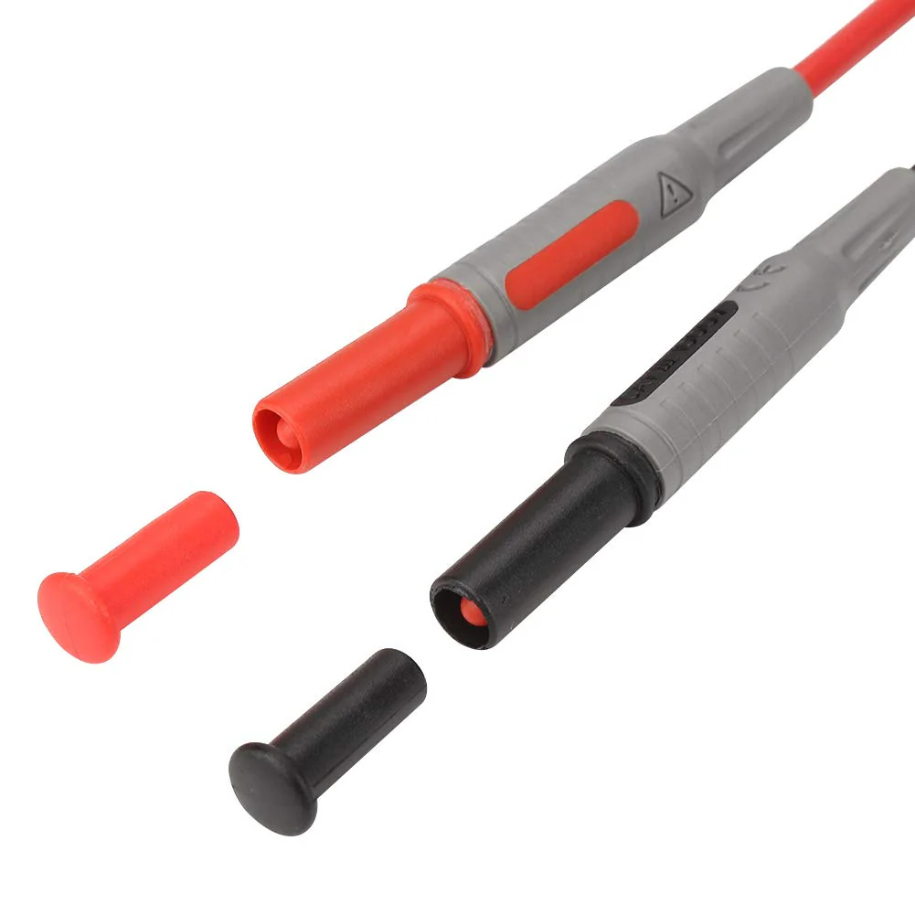 Multimeter Probe Test Cable, P1033 4 mm Test Leads, Banana Plug Test Lead, Angle to Straight Multimeter Wire Cable, Test Leads for Multimeter - Image 6