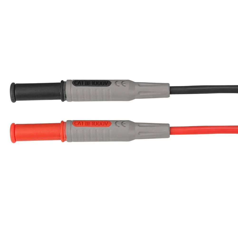 Multimeter Probe Test Cable, P1033 4 mm Test Leads, Banana Plug Test Lead, Angle to Straight Multimeter Wire Cable, Test Leads for Multimeter - Image 9
