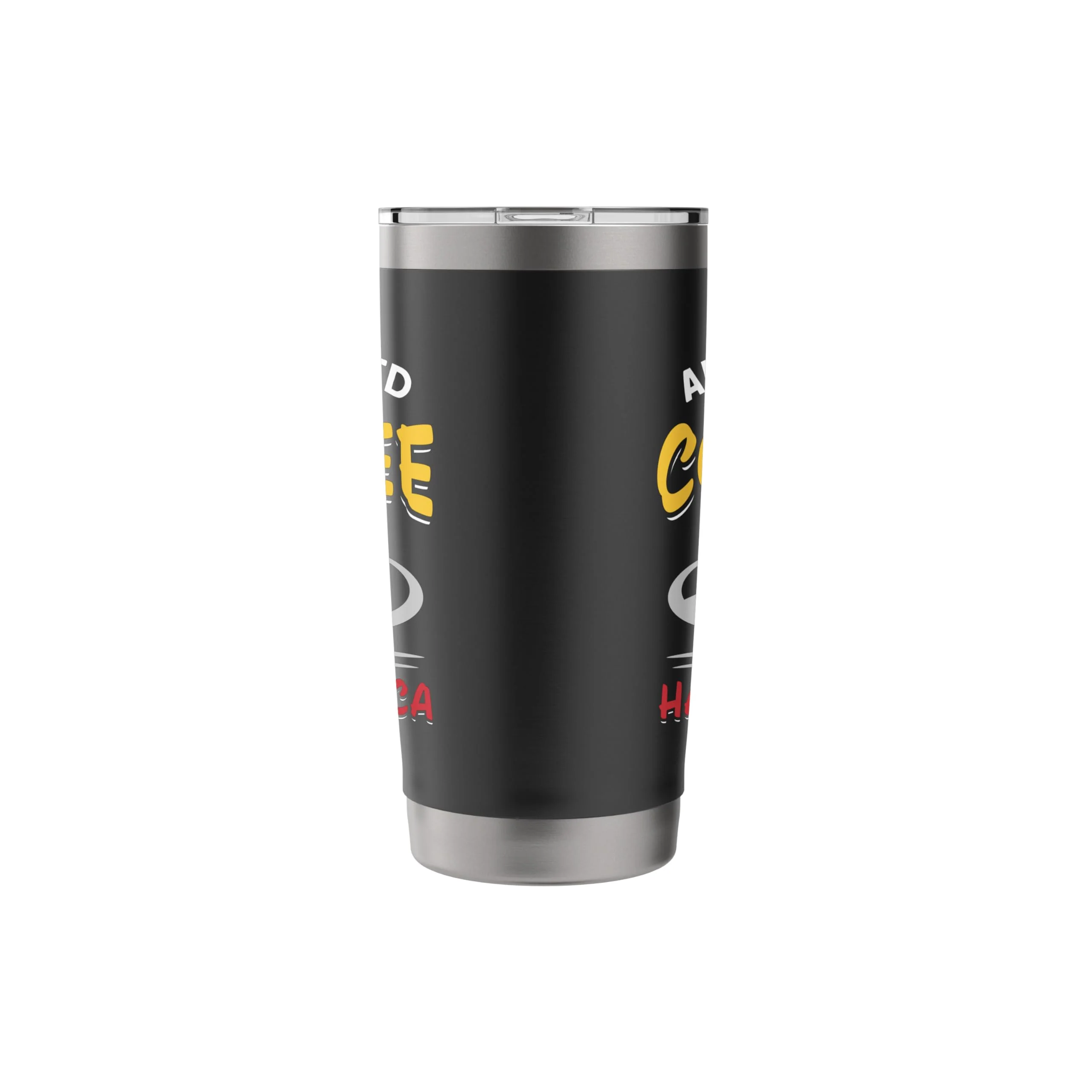 Music Instrument Mouth Organ Coffee And My Harmonica Stainless Steel Insulated Tumbler 20 Ounces Black - Image 4