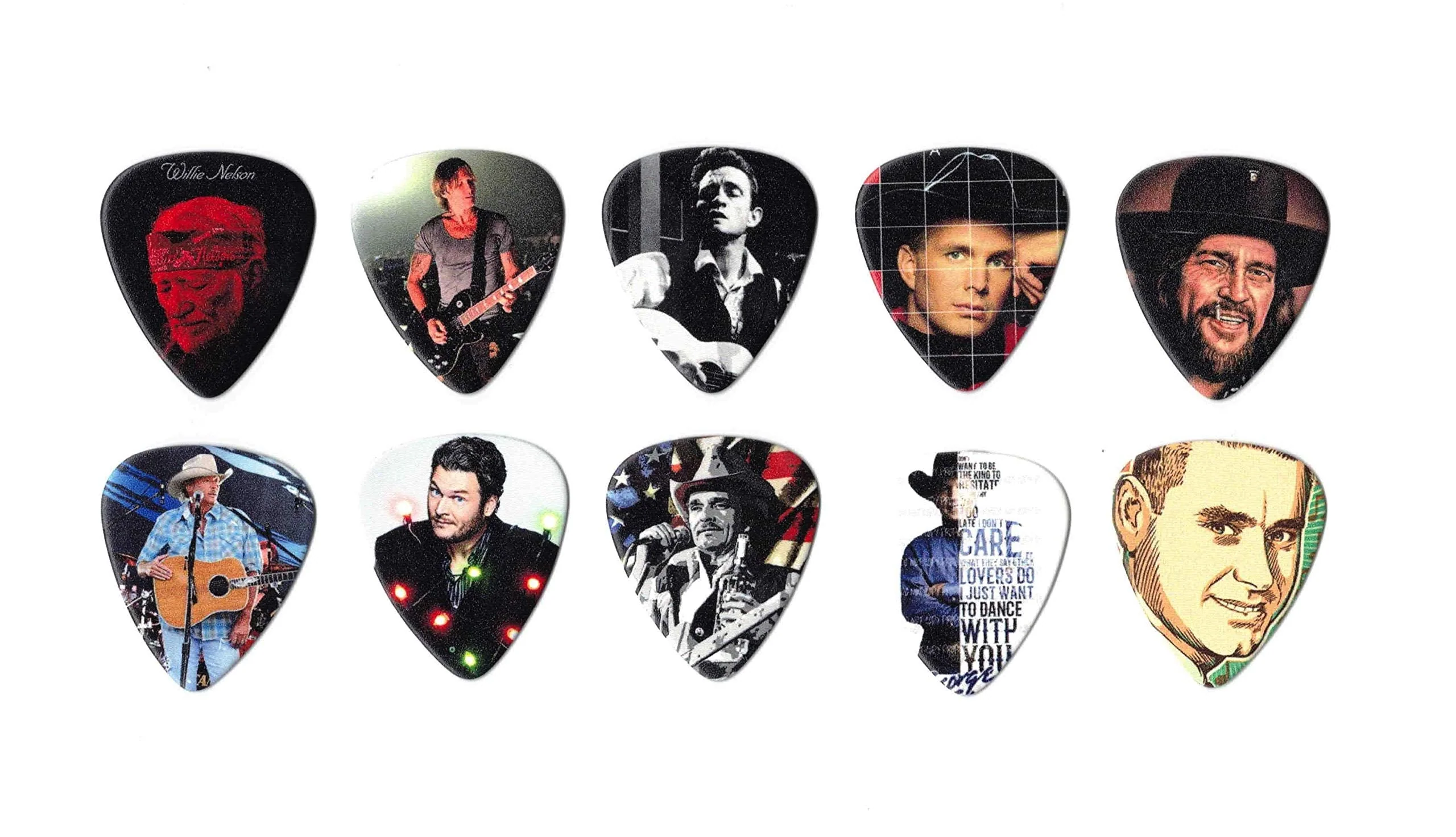 Musical Band Guitar Picks (Country Artists) Country Artists - Image 3
