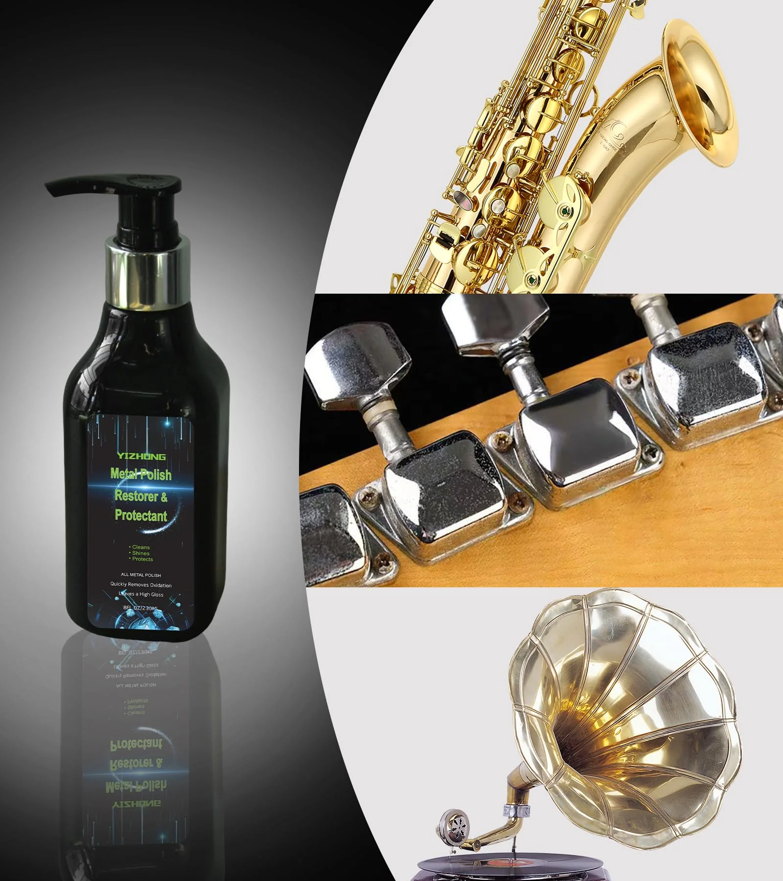 Musical Instrument Polishing Cleaning, Rust Removal, Restoration & Oxidation Protection Kit Various Instruments, Suitable for Brass, Silvering,Chrome-Plated Metal, Stainless Steel Surfaces - Image 4