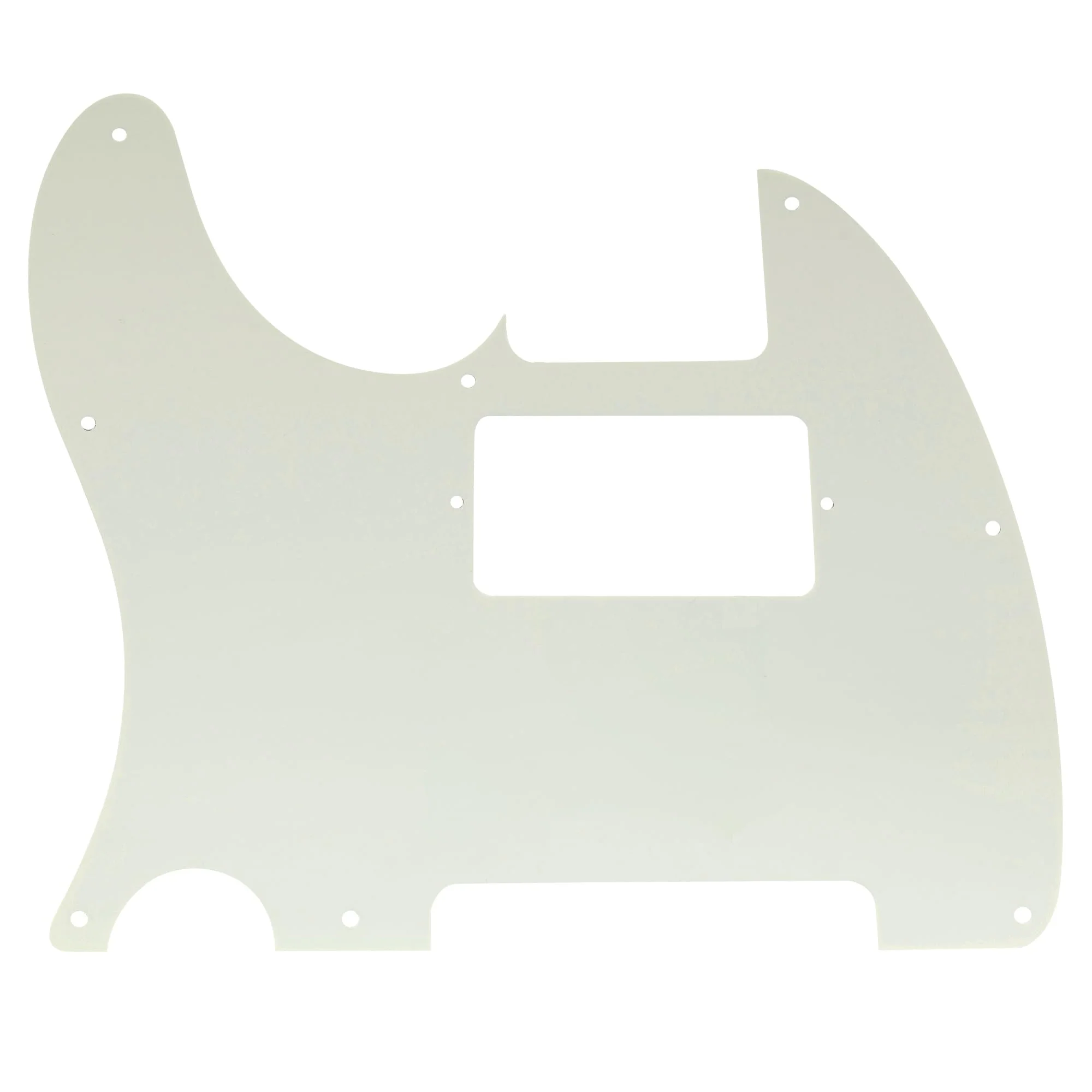 Musiclily 8 Hole Humbucker Tele Pickguard HH Guitar Pick Guard Scratch Plate for USA/Mexican Fender Telecaster Standard Electric Guitar, 3 Ply Parchment - Image 3