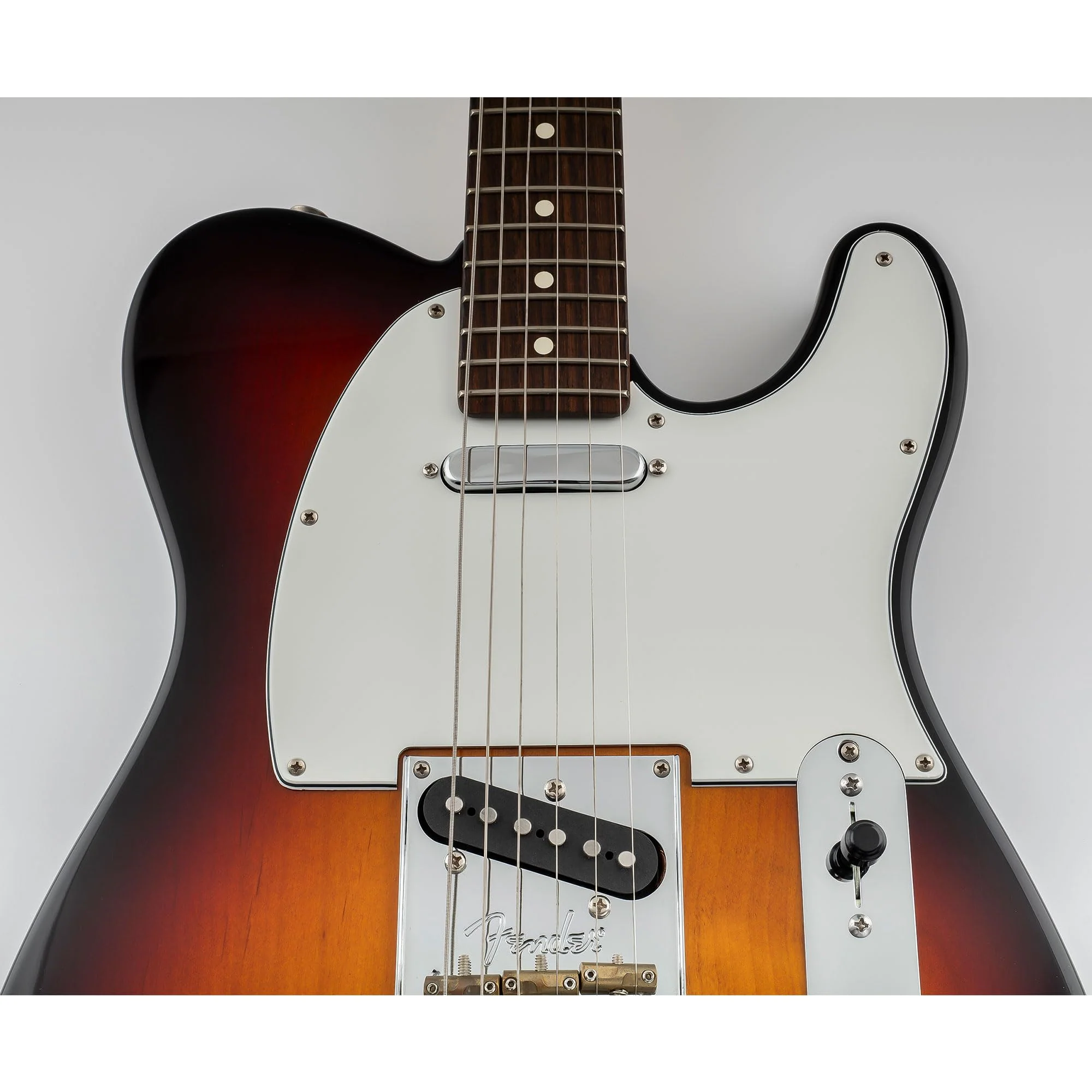 Musiclily 8 Hole Tele Pickguard TL Guitar Pick Guard Scratch Plate for USA/Mexican Fender American Standard Telecaster Modern Electric Guitar, 3Ply Aged White - Image 5