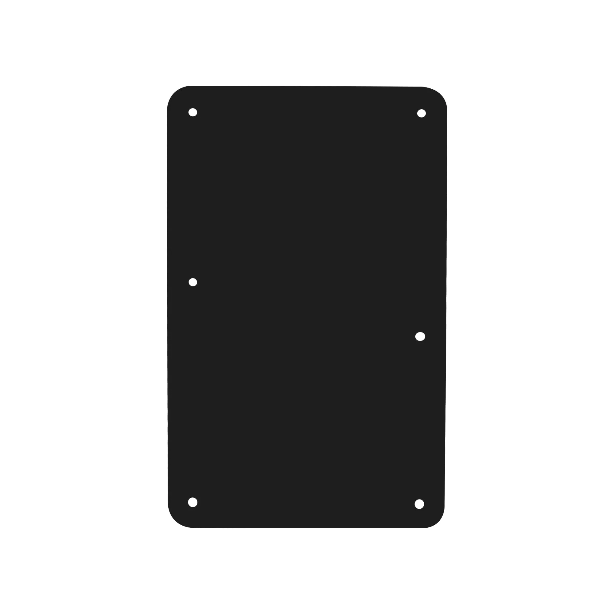 Musiclily Pickguard Strat Back Plate Tremolo Cavity Cover Vintage Style Backplate for Fender US/Mexico Made Standard Stratocaster Modern Style Electric Guitar,3Ply Black 3Ply Black - Image 3