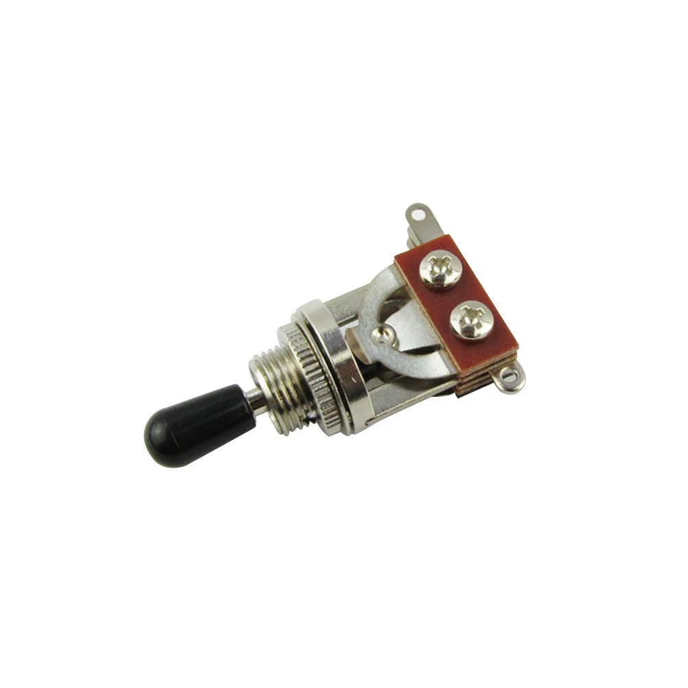 Musiclily Plastic 3 Way Pickup Selector Toggle Switch for Gibon Epiphone Les Paul Guitar Part, Black Tip (Pack of 2) - Image 5