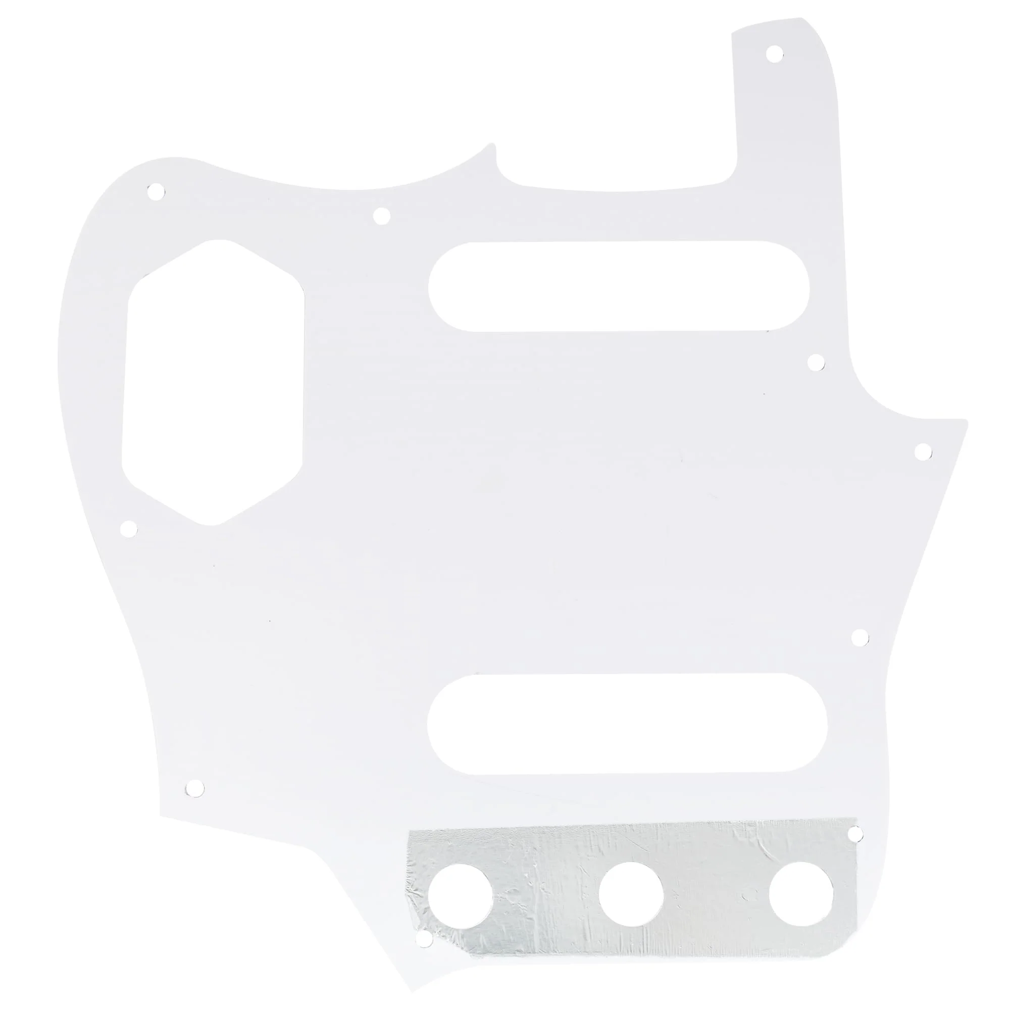 Musiclily Pro 10-Hole 65 60s Vintage Style Guitar Pickguard for Fender American Jaguar, 4Ply Tortoise Shell - Image 3