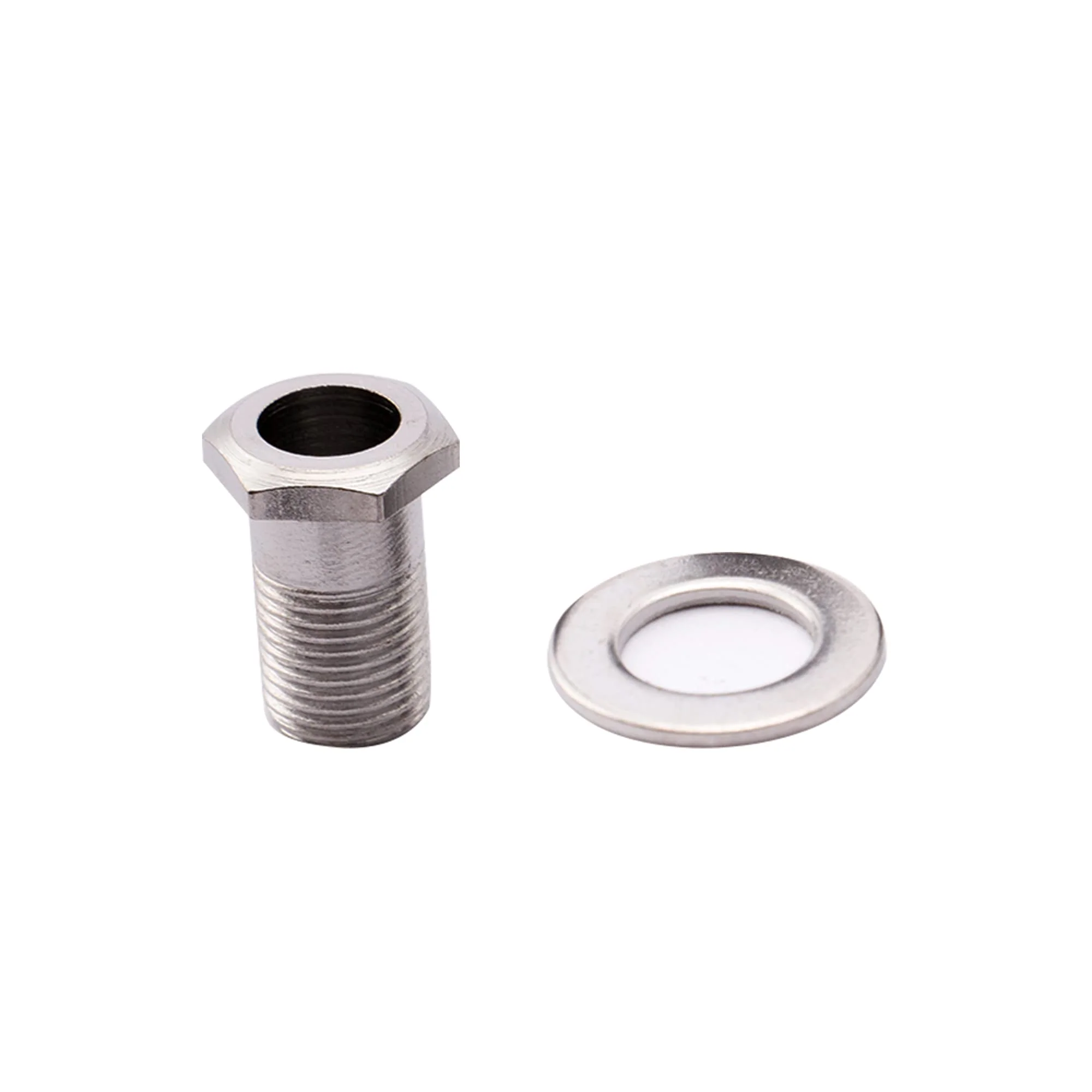 Musiclily Pro 10mm Guitar Tuner Bushings and 14mm Washers for Modern Electric Guitar Sealed Tuning Pegs Machine Heads, Chrome (Set of 6) - Image 7