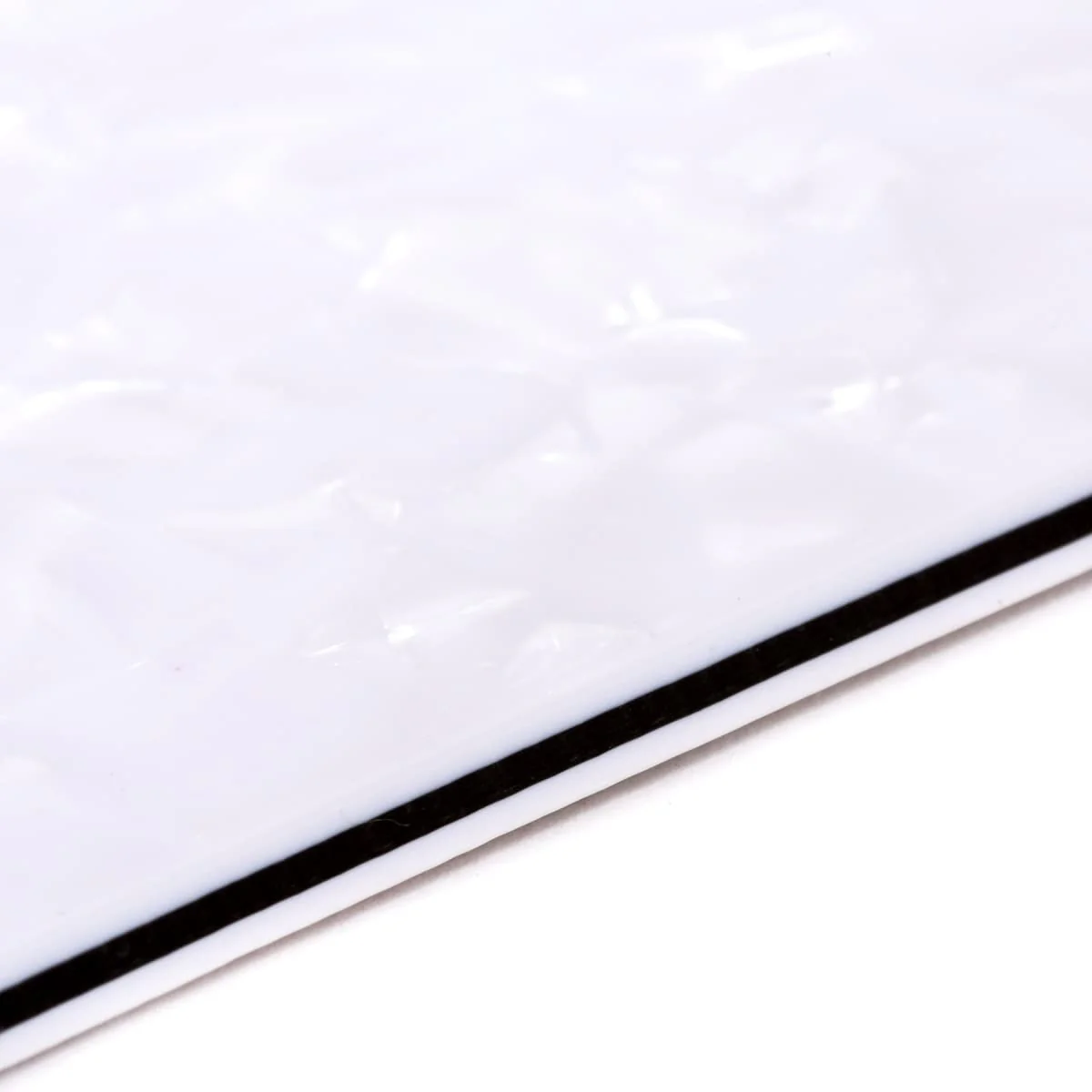 Musiclily Pro 12 Holes Covered HH Guitar Pickguard For USA/Mexico Fender 72 Tele Thinline Style Electric Guitar, 4Ply White Pearl - Image 4