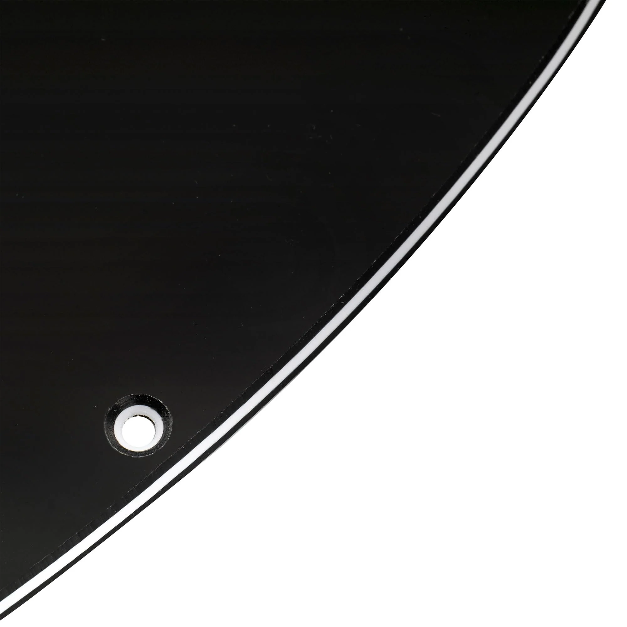 Musiclily Pro 13-Hole Bass Pickguard for Squier Sonic Precision Bass, 3Ply Black - Image 4