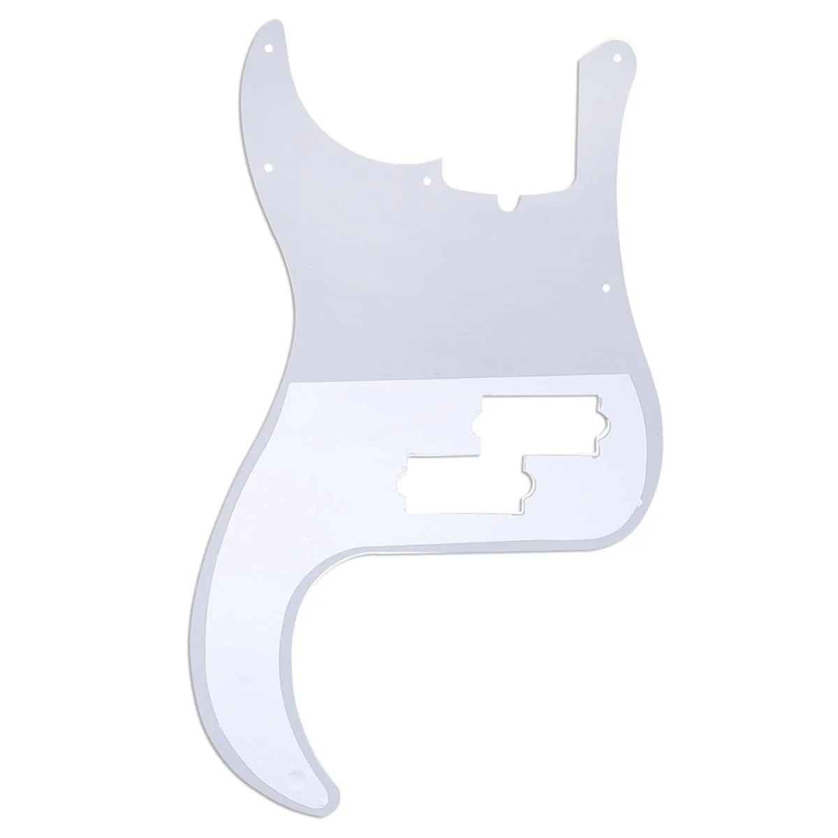 Musiclily Pro 13 Hole P Bass Pickguard for 4 String Precision Bass Modern Style, 4Ply Red Tortoise Shell - Image 3