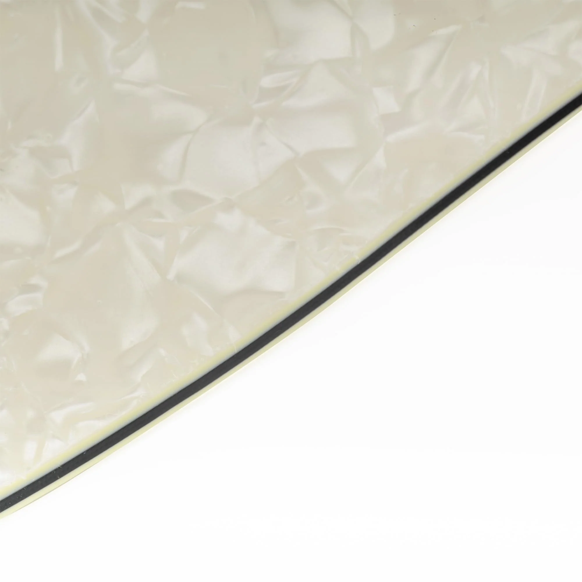Musiclily Pro 13-Hole P Bass Pickguard for MIJ Fender Japan 4-String Precision Bass, 4Ply Aged White Pearl - Image 4