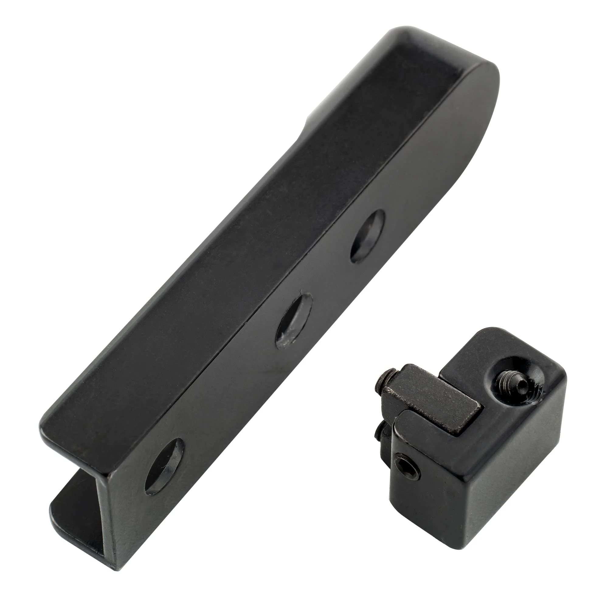 Musiclily Pro 15.5mm Individual Bass Bridge Single String Lock-Down Bass Bridge for 1st/2nd String, Black - Image 5