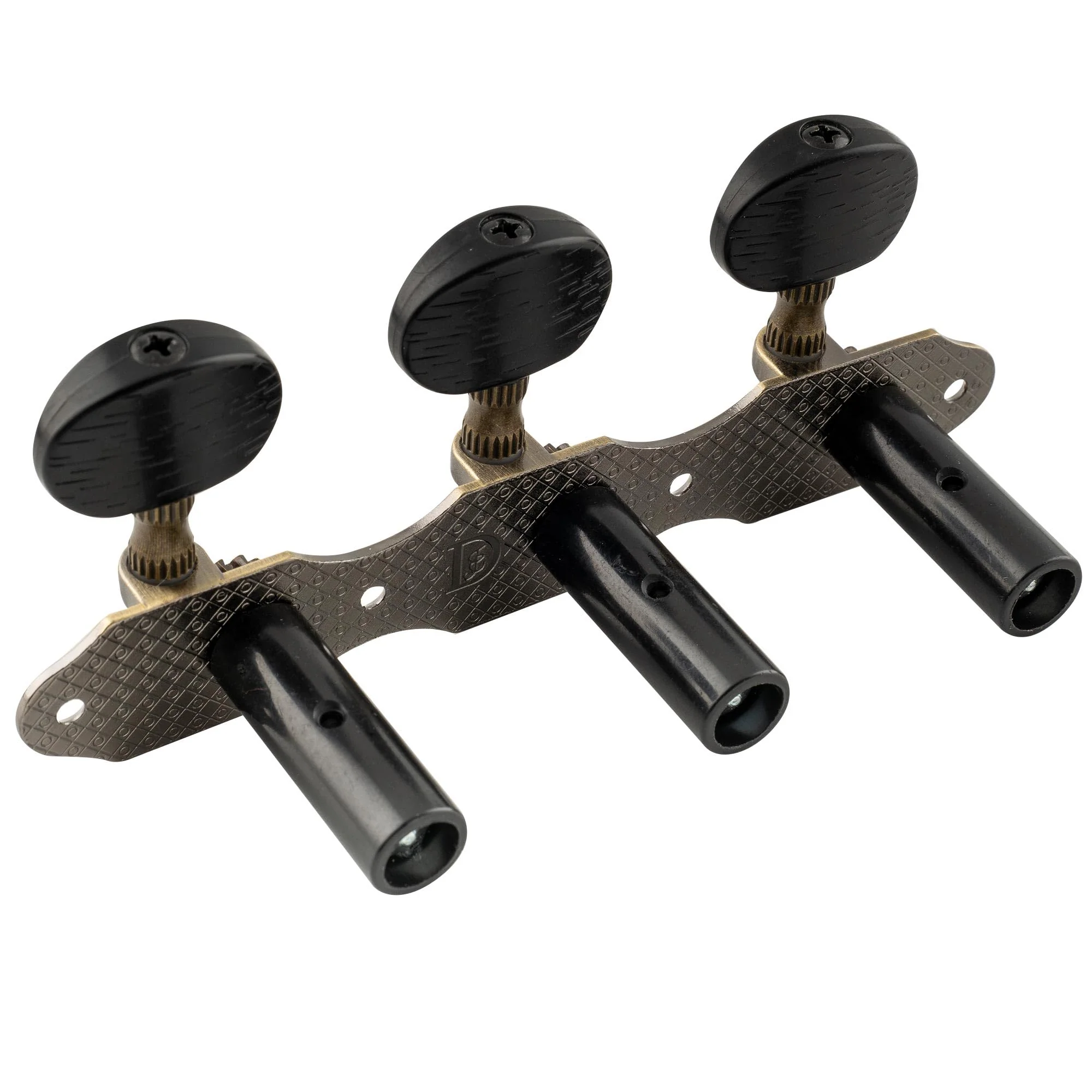 Musiclily Pro 3+3 Baker Style Classical Guitar Tuners Tuning Pegs Keys Guitar Machine Heads Set, Antique Brass - Image 5
