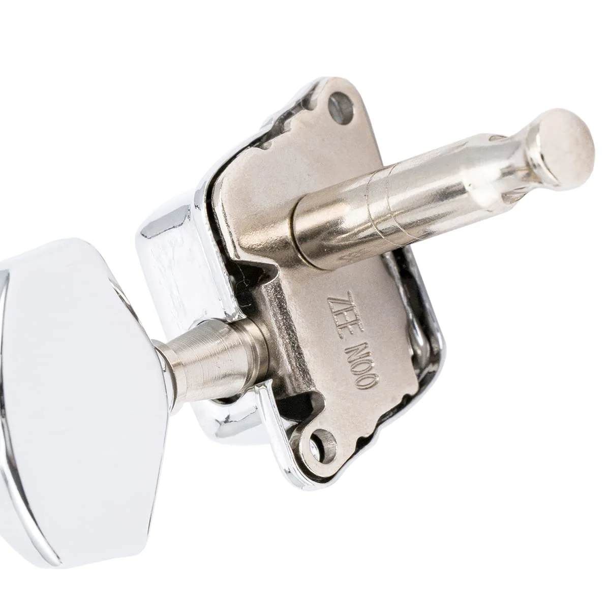 Musiclily Pro 3+3 Semi-closed Guitar Tuners String Tuning Pegs Keys Machine Heads Set for for Acoustic or Electric Guitar,Chrome Half Moon Button Chrome - Image 6