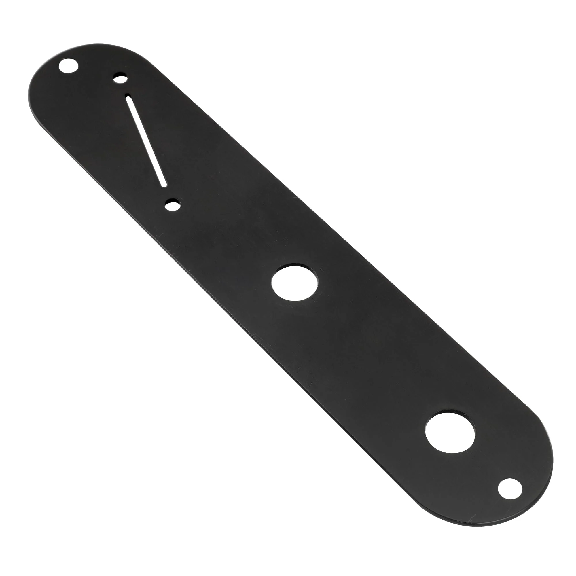 Musiclily Pro 32mm Steel Tele Control Plate with Narrow Pots Hole Spacing and Angled Switch Slot for Telecaster Electric Guitar, Black - Image 3