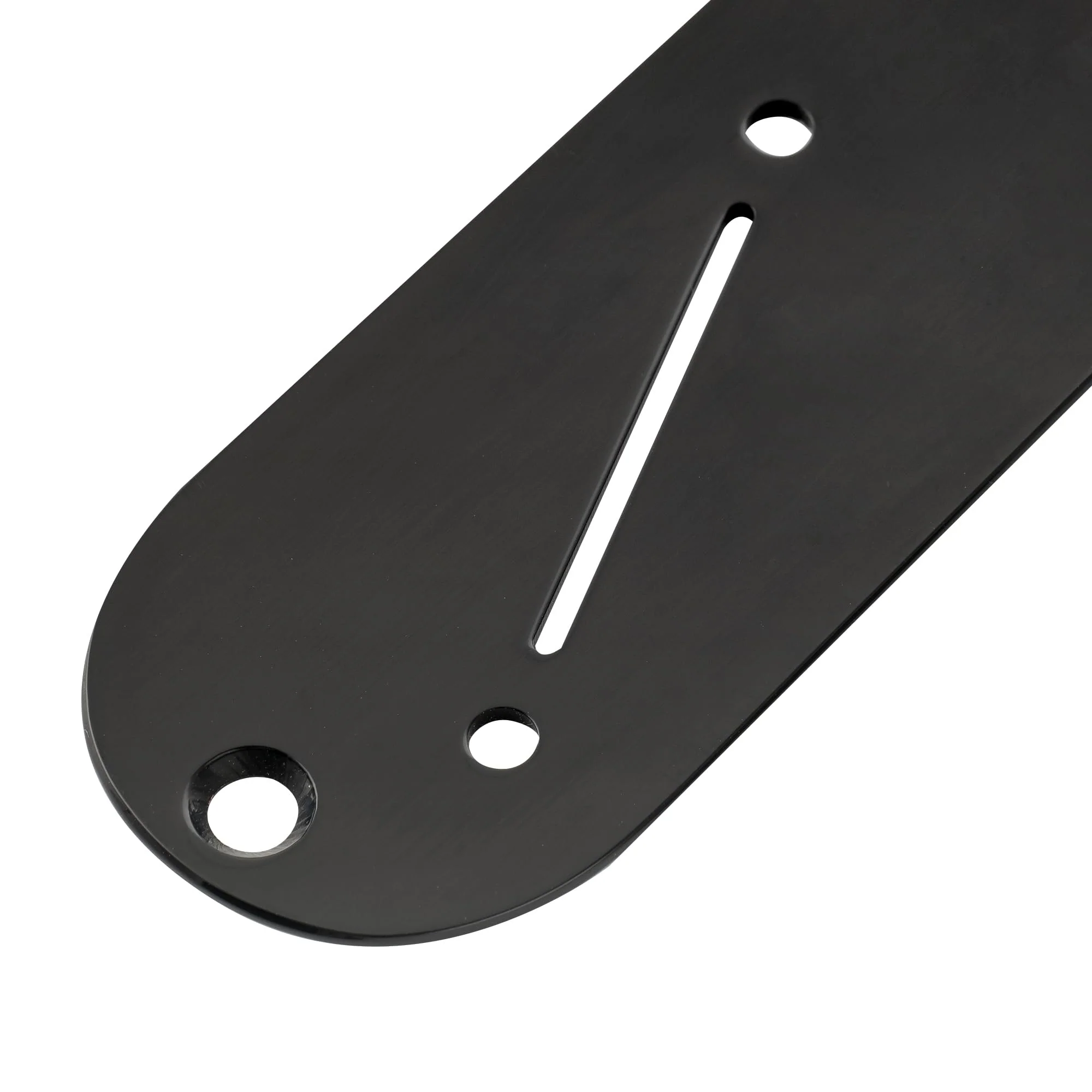 Musiclily Pro 32mm Steel Tele Control Plate with Narrow Pots Hole Spacing and Angled Switch Slot for Telecaster Electric Guitar, Black - Image 4