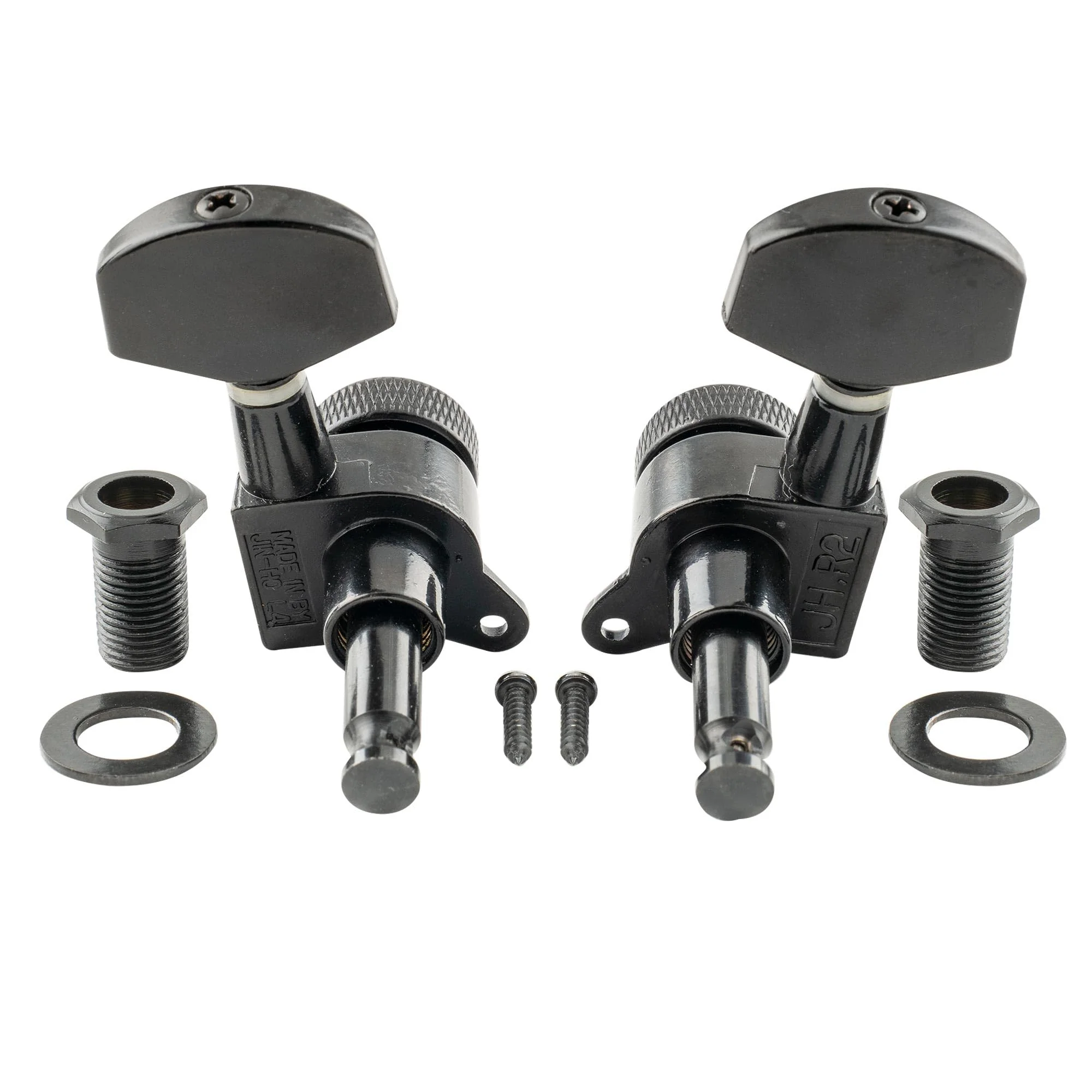 Musiclily Pro 3x3 Guitar Locking Tuners Tuning Pegs Keys Machine Heads Set for Les Paul Style Electric or Acoustic Guitar, Black - Image 5