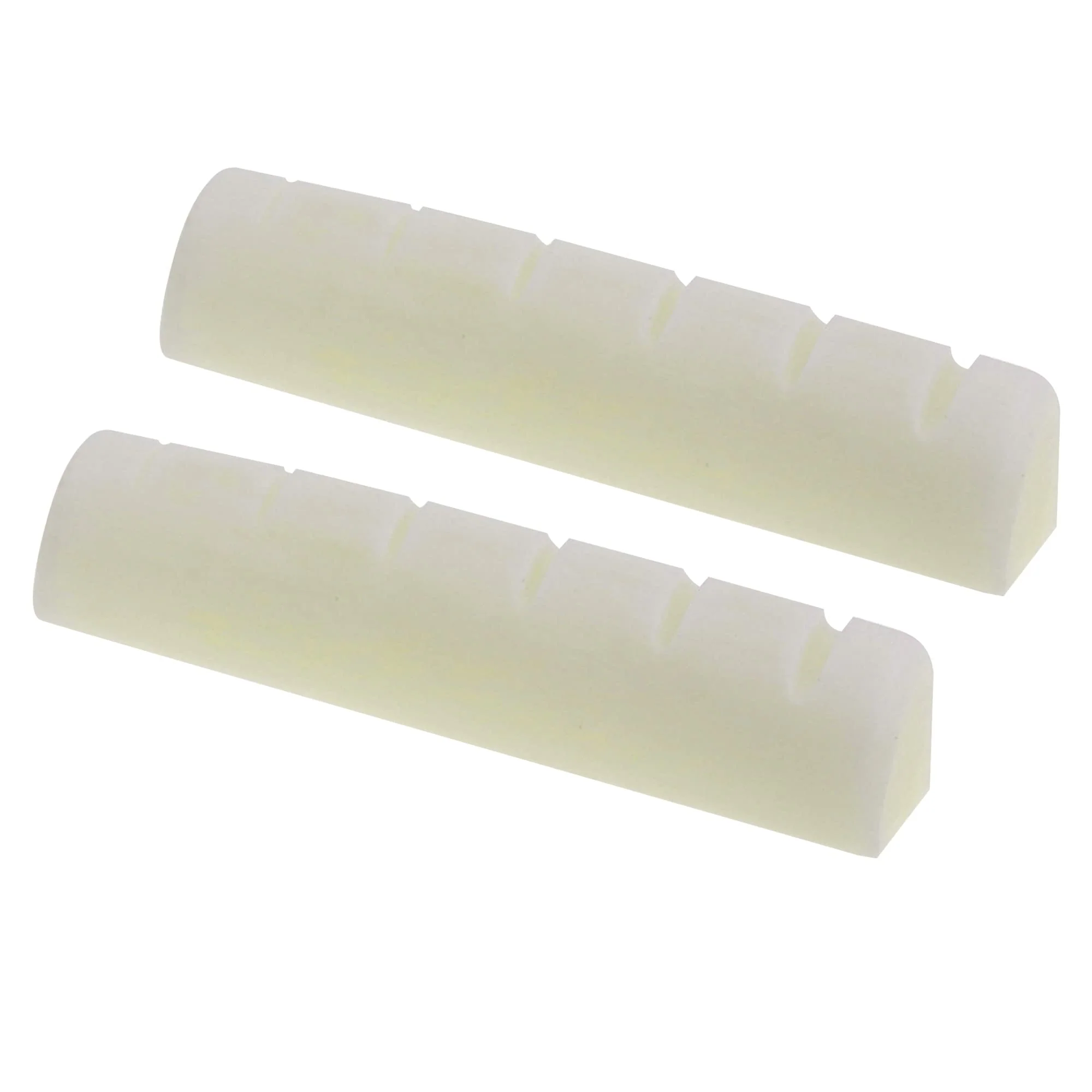 Musiclily Pro 43.99mm Slotted Guitar Bone Nut for 6 String Epiphone Les Paul Pre-2014 Electric/Acoustic Guitar, Ivory (Set of 2) - Image 3