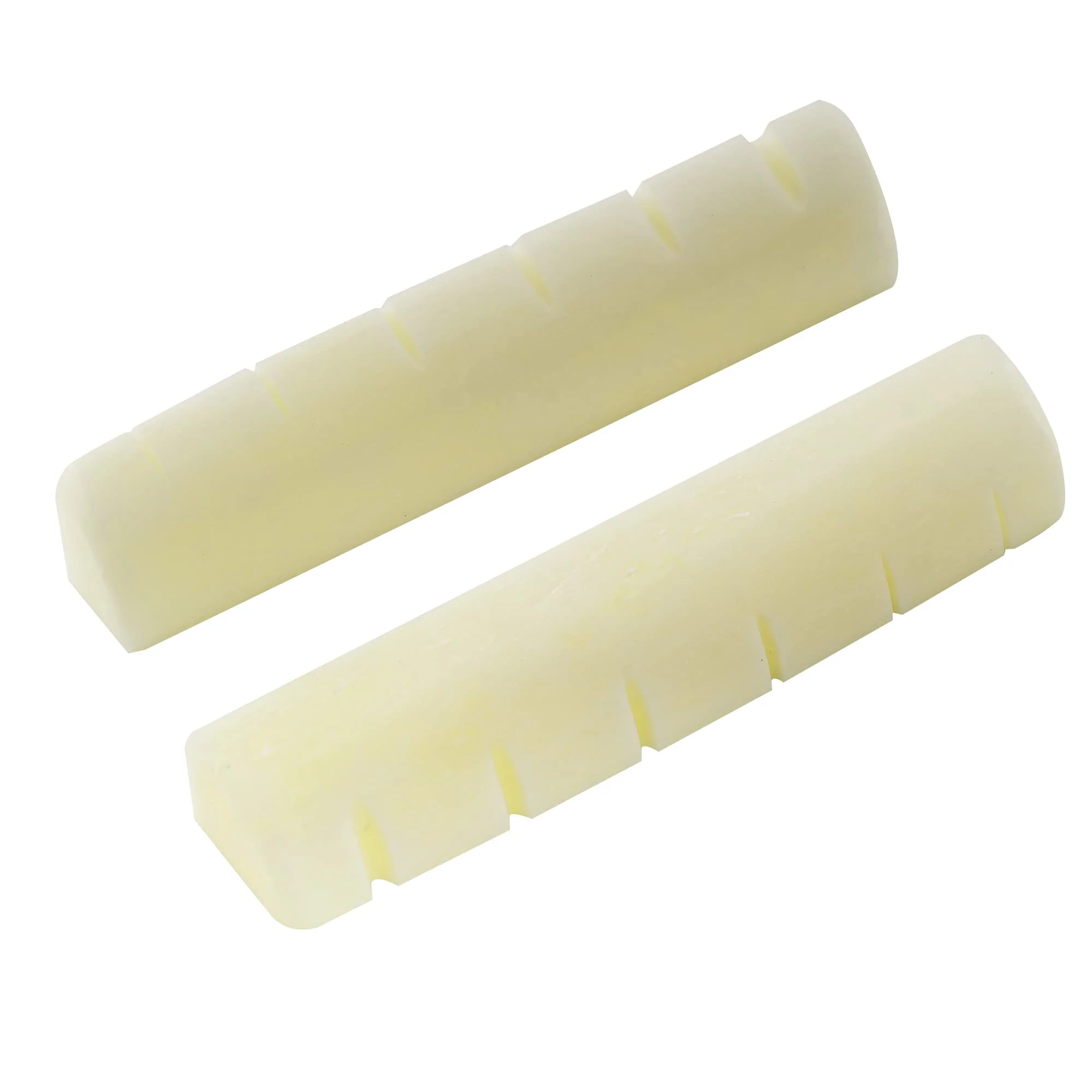 Musiclily Pro 43.99mm Slotted Guitar Bone Nut for 6 String Epiphone Les Paul Pre-2014 Electric/Acoustic Guitar, Ivory (Set of 2) - Image 5