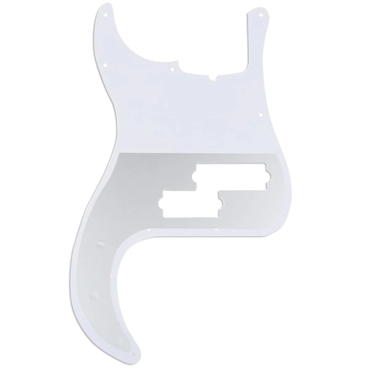 Musiclily Pro 5-String 13-Hole Contemporary P Bass Pickguard for Fender American Precision Bass, 4Ply Tortoise Shell - Image 3