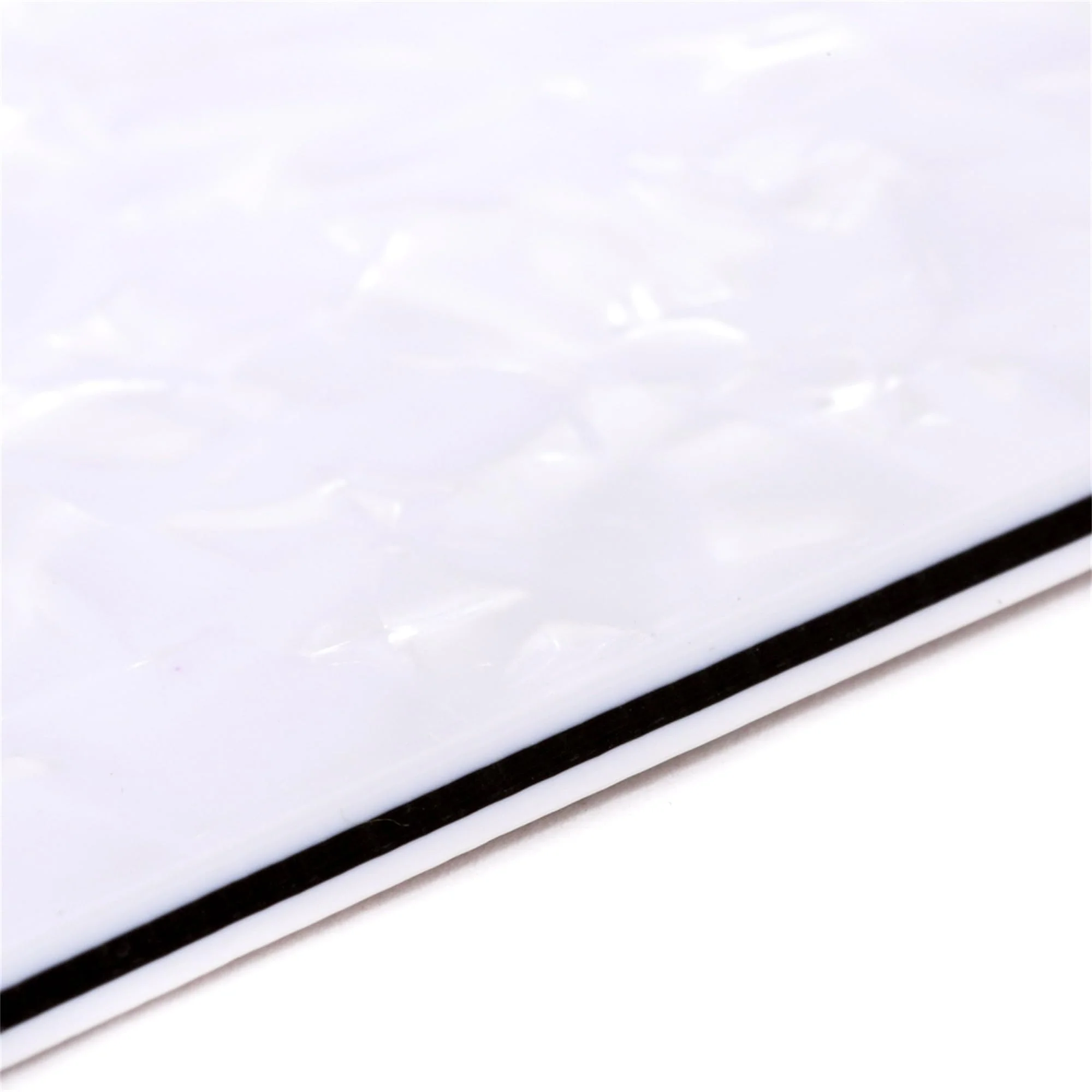 Musiclily Pro 5-String 13-Hole Contemporary P Bass Pickguard for Fender American Precision Bass, 4Ply White Pearl - Image 5