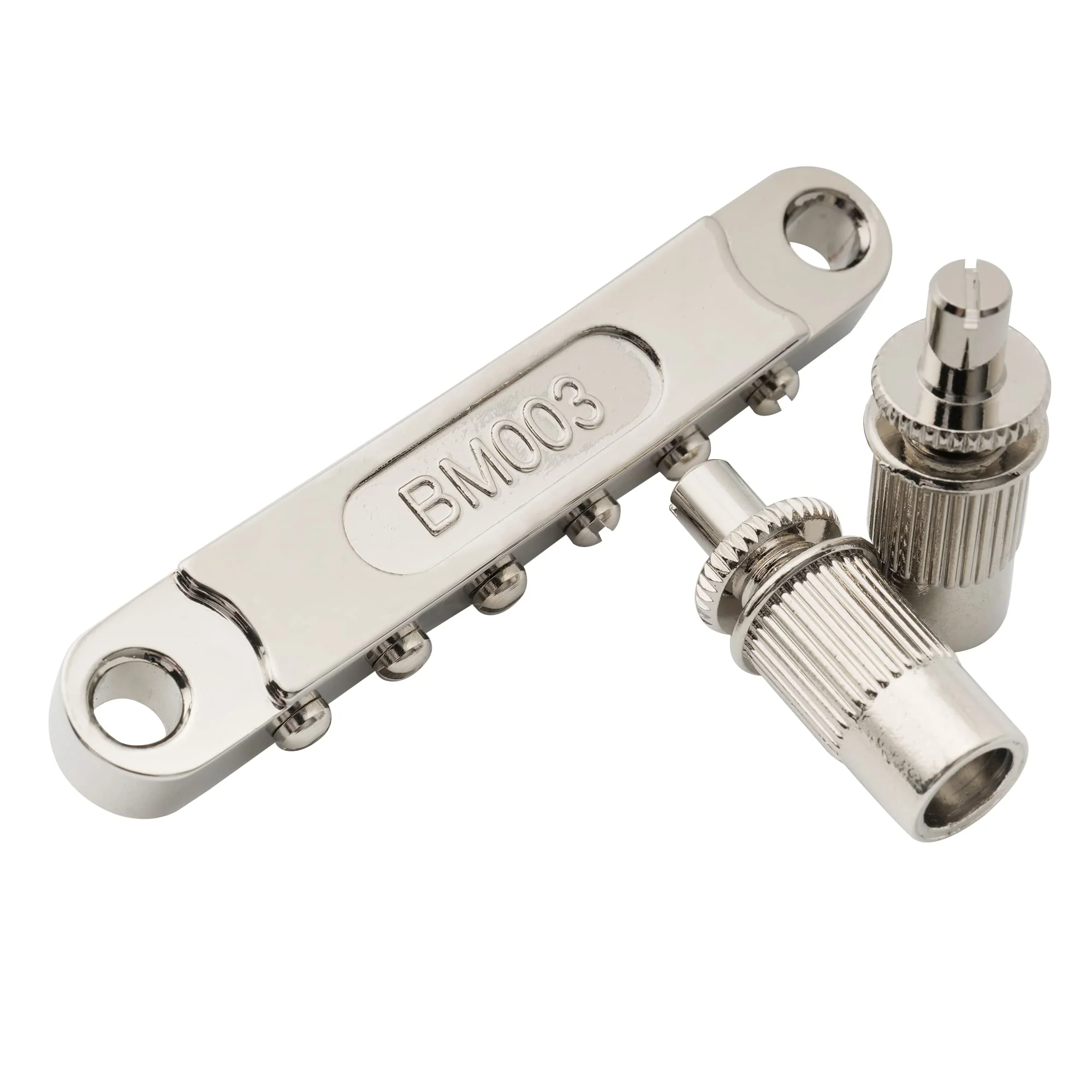 Musiclily Pro 52mm Tune-O-Matic Bridge Wide Body LP Bridge for Epiphone Les Paul SG Style Electric Guitar Parts, Nickel - Image 4