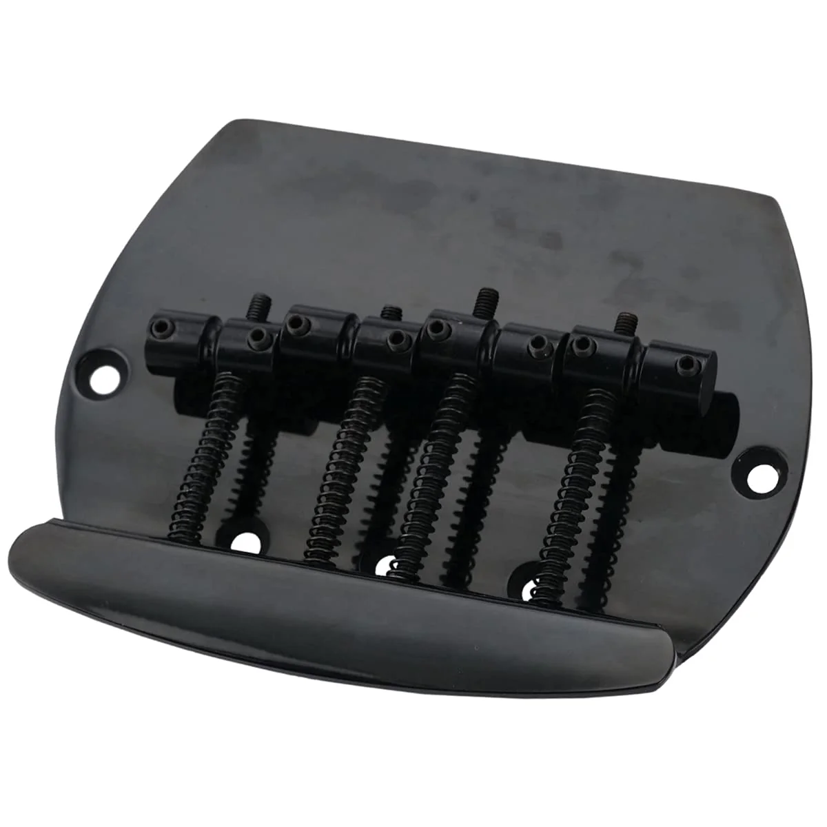 Musiclily Pro 57mm 4-String Bass Bridge for Music Man Style Bass Replacement, Black - Image 3