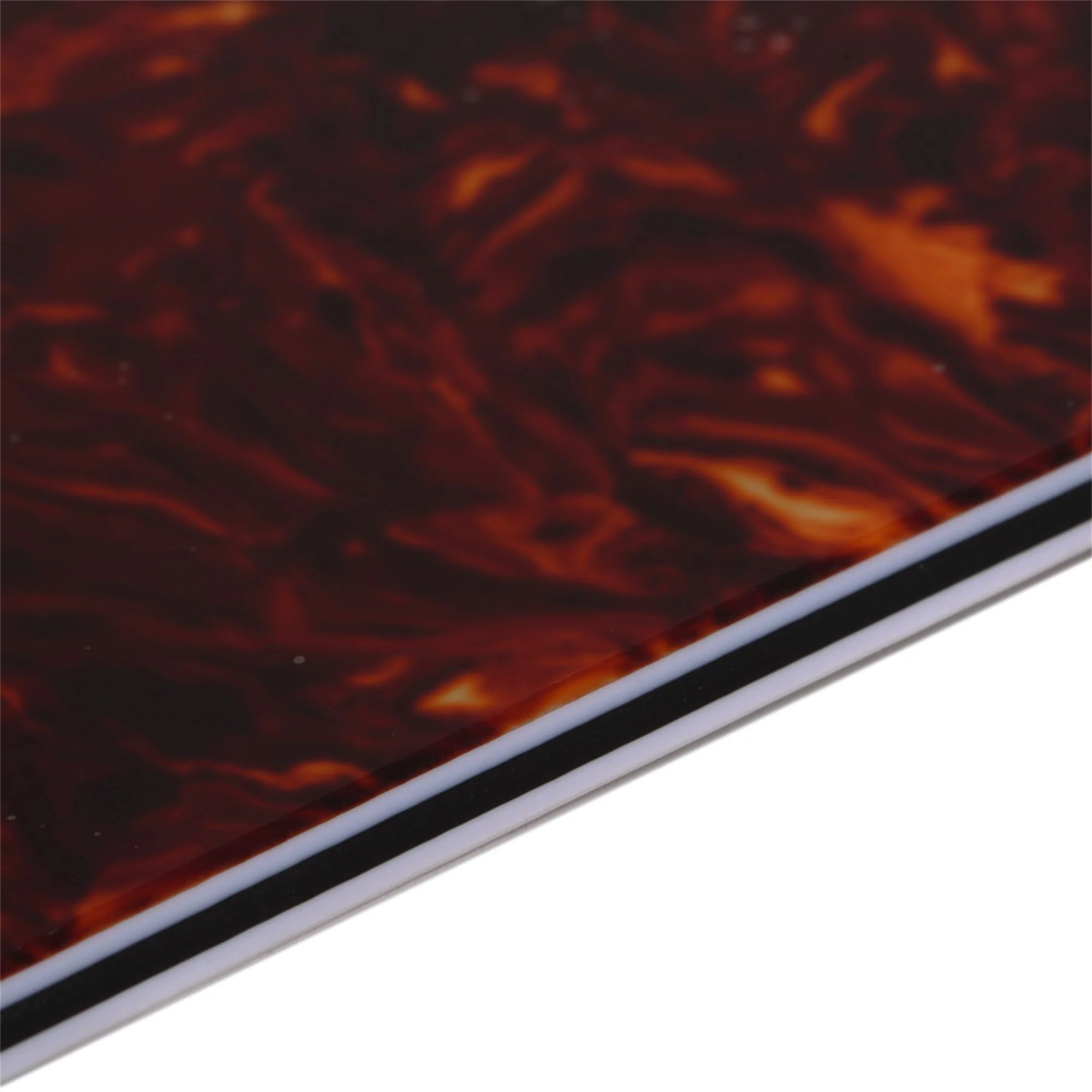 Musiclily Pro 8-Hole 50s 57 Vintage Style Strat SSS Guitar Pickguard for American Stratocaster, 4Ply Tortoise Shell - Image 4