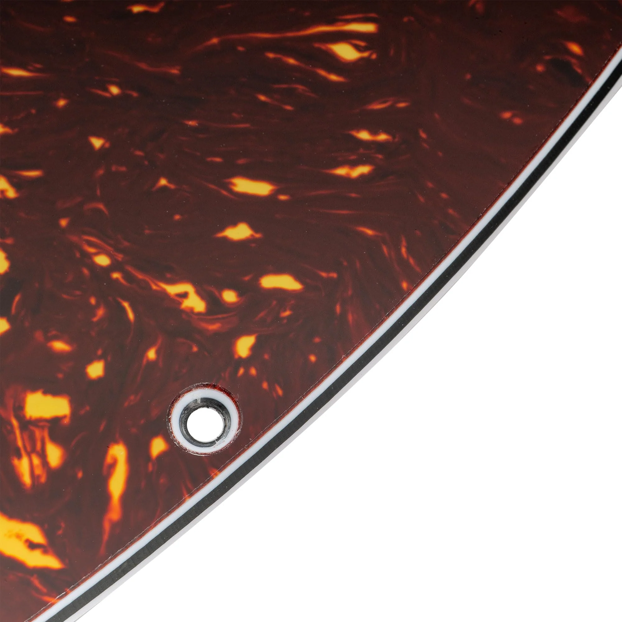 Musiclily Pro 8-Hole Guitar Pickguard for Squier Sonic Esquire H Electric Guitar, 4Ply Tortoise Shell - Image 4