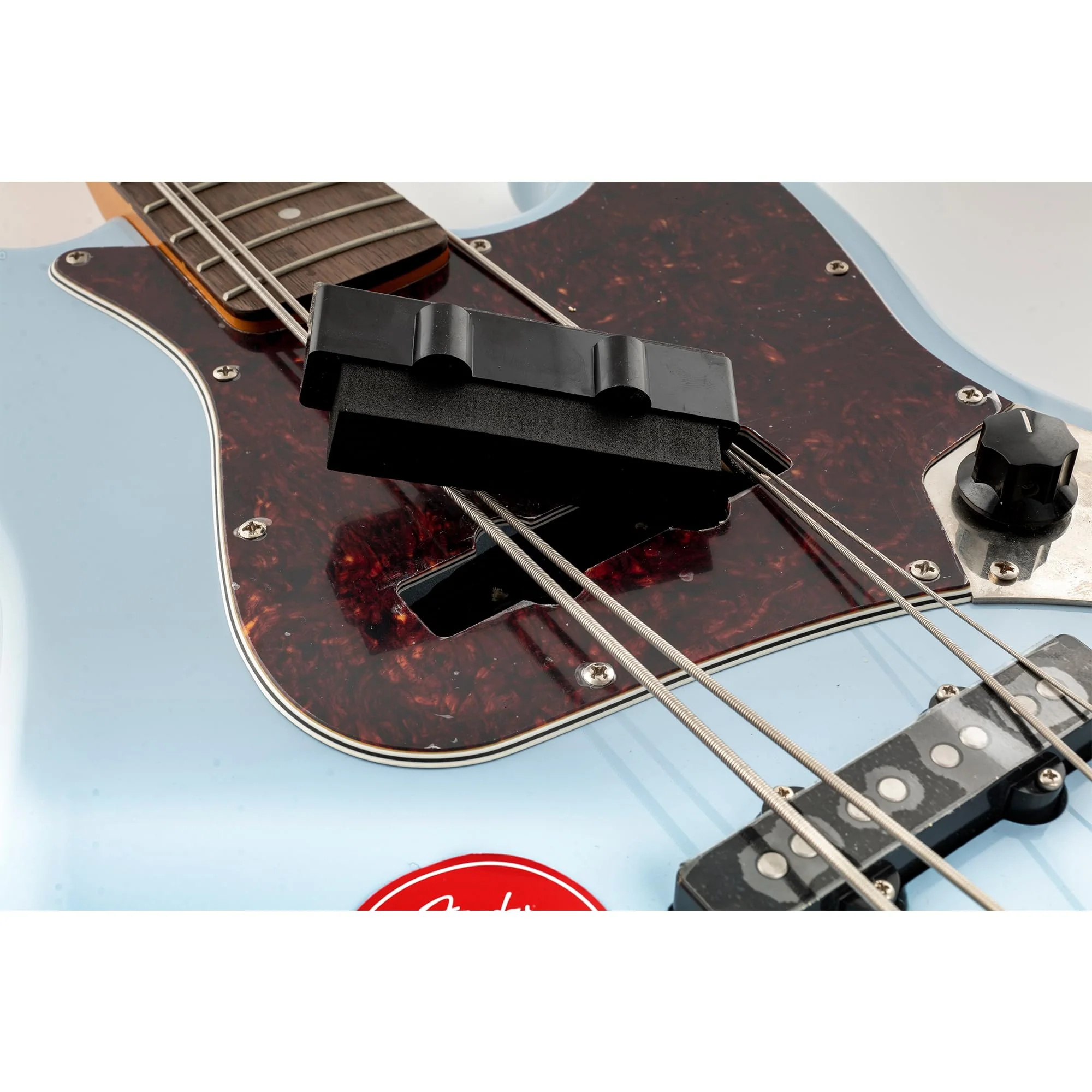 Musiclily Pro 80x18x15mm Bass Pickup Height Foam Self-Adhesive EVA Foam Anti-Vibration Foam for Jazz Bass Pickup, Black (Set of 10) For JB Pickup - Image 6