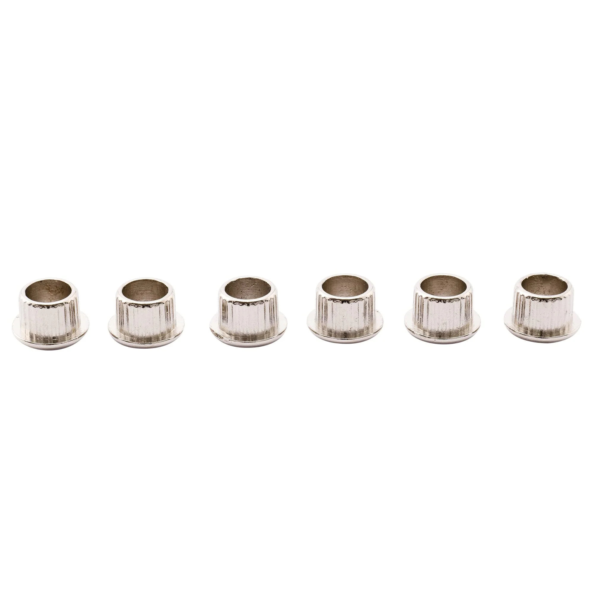 Musiclily Pro 8mm Guitar Tuner Bushings for Electric Guitar Semi-closed Tuning Pegs Machine Heads, Chrome (Set of 6) - Image 5
