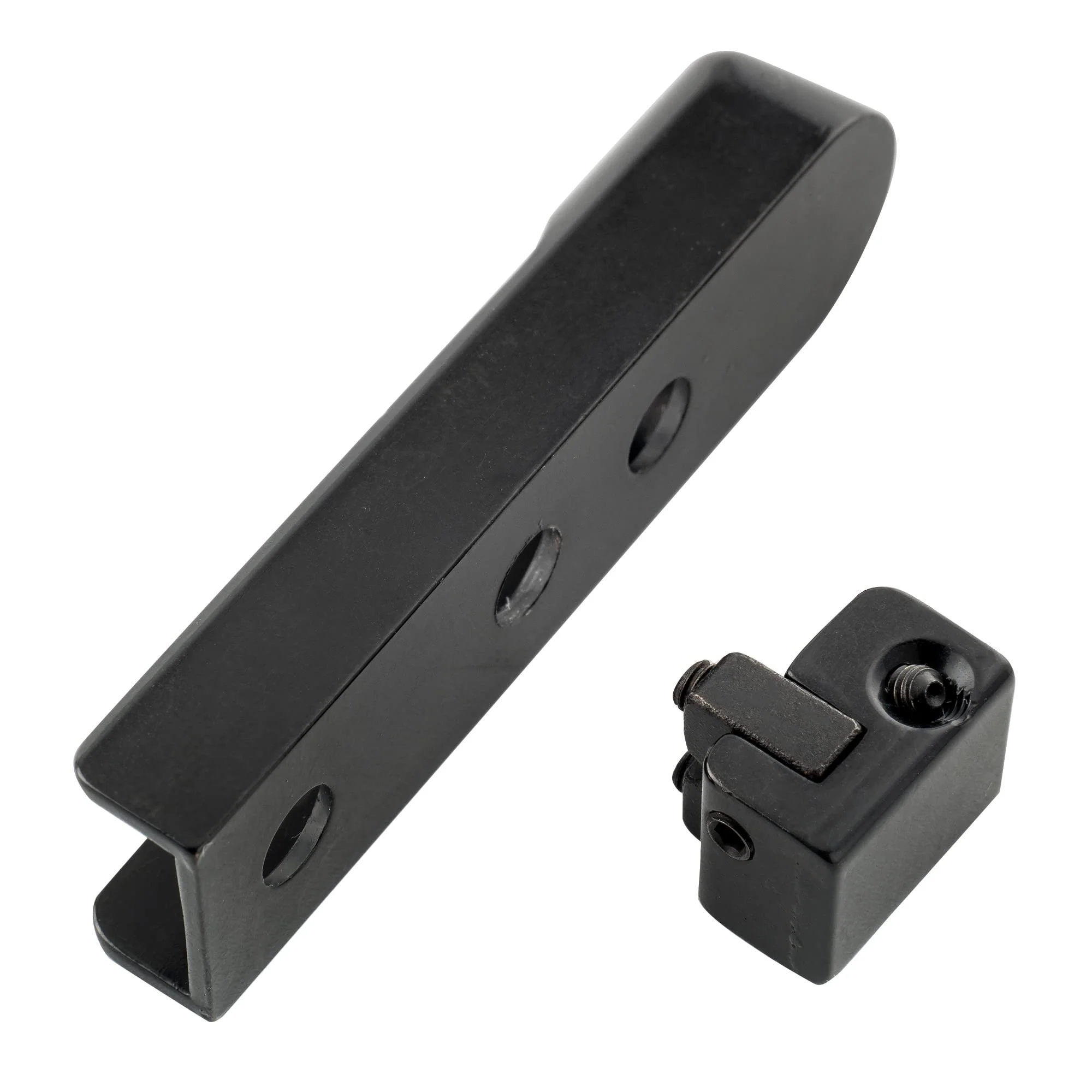 Musiclily Pro Individual Bass Bridge Single String Lock-Down Bass Bridge for 4-String Electric Bass, Black (Set of 4) - Image 6