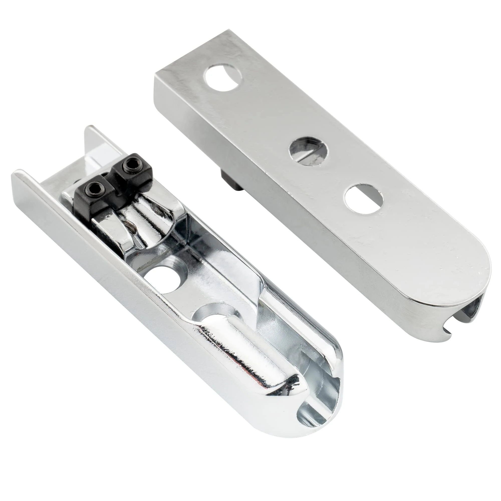 Musiclily Pro Individual Bass Bridge Single String Lock-Down Bass Bridge for 4-String Electric Bass, Chrome (Set of 4) - Image 4