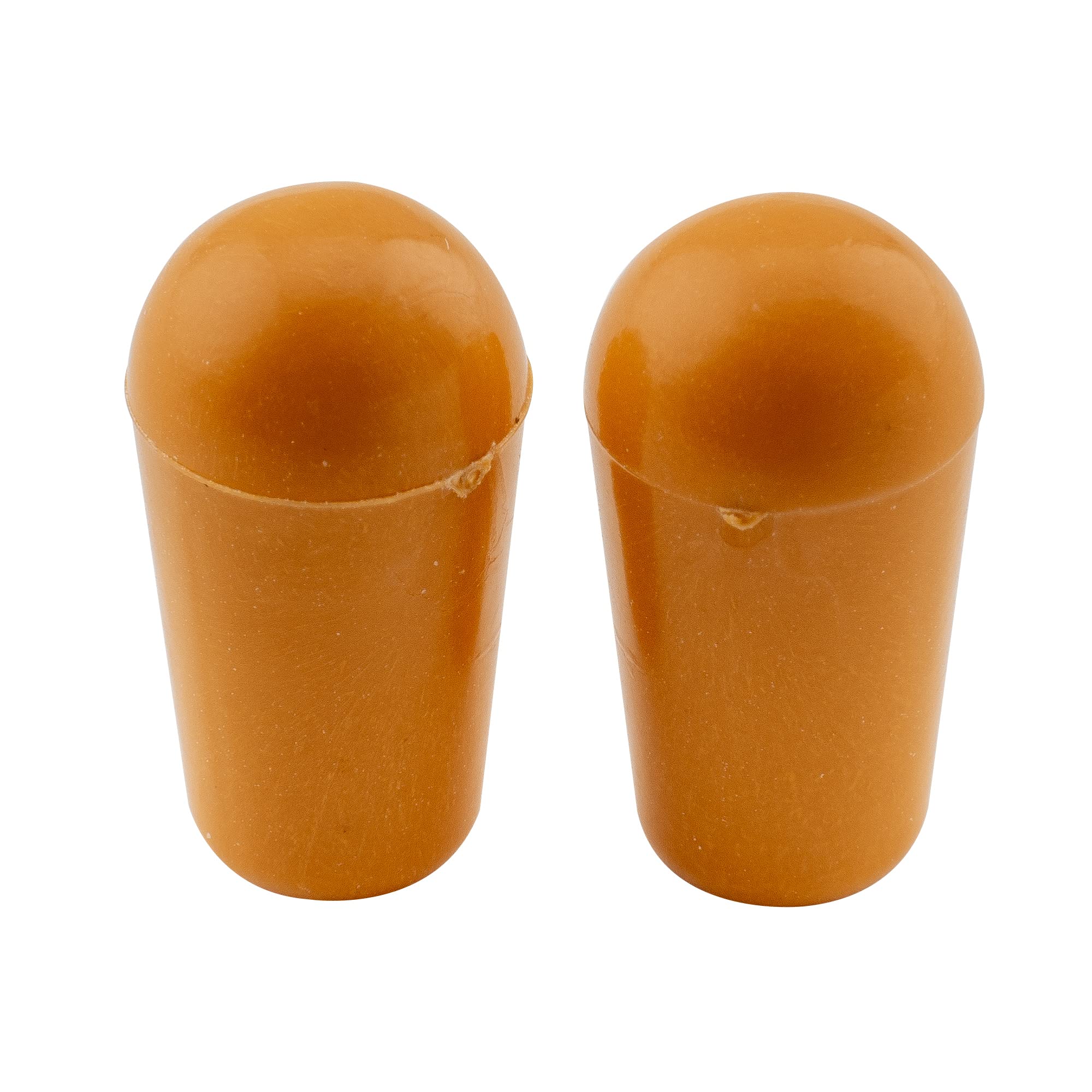 Musiclily Pro Metric Thread Plastic Guitar 3 Way Toggle Switch Tips LP Pickup Selector Switch Caps Switch Knobs for Import Epiphone Les Paul Style Electric Guitar, Amber (Set of 2) - Image 3