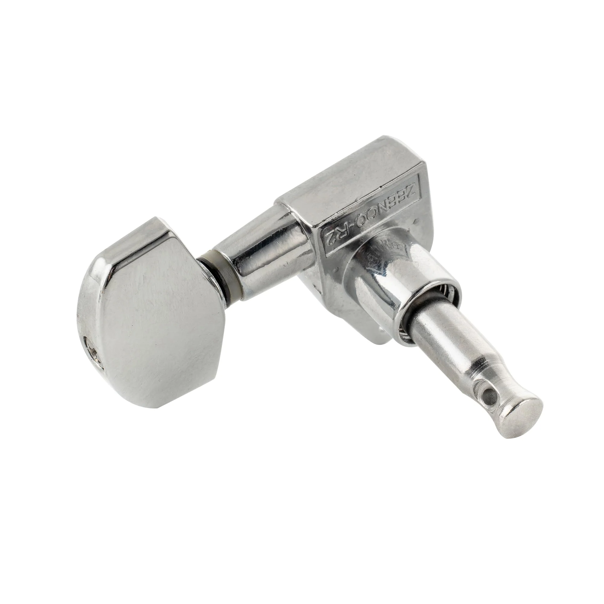 Musiclily Pro R15J 3R3L 15:1 Ratio Full Sealed Machine Heads Tuners Tuning Pegs Keys with Big Hex Button Right Angle Screw for Acoustic Electric Guitar, Chrome 3R3L Chrome - Image 6
