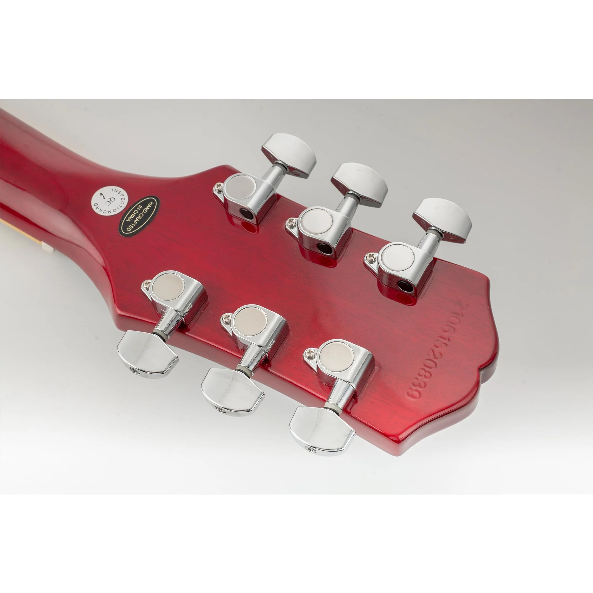 Musiclily Pro R15J 3R3L 15:1 Ratio Full Sealed Machine Heads Tuners Tuning Pegs Keys with Big Hex Button Right Angle Screw for Acoustic Electric Guitar, Chrome 3R3L Chrome - Image 8