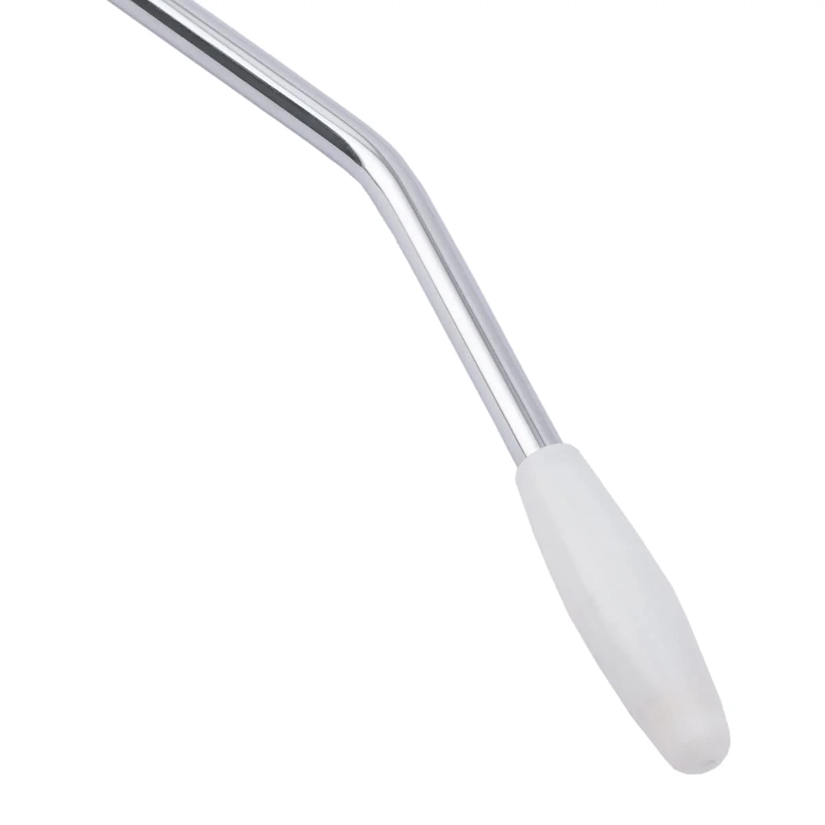 Musiclily Pro UNF #10/32 4.8mm Threaded Steel Tremolo Arm Whammy Bar Tremolo Bar for Fender American Squier Strat Style Electric Guitar Part, Chrome with White Tip - Image 4