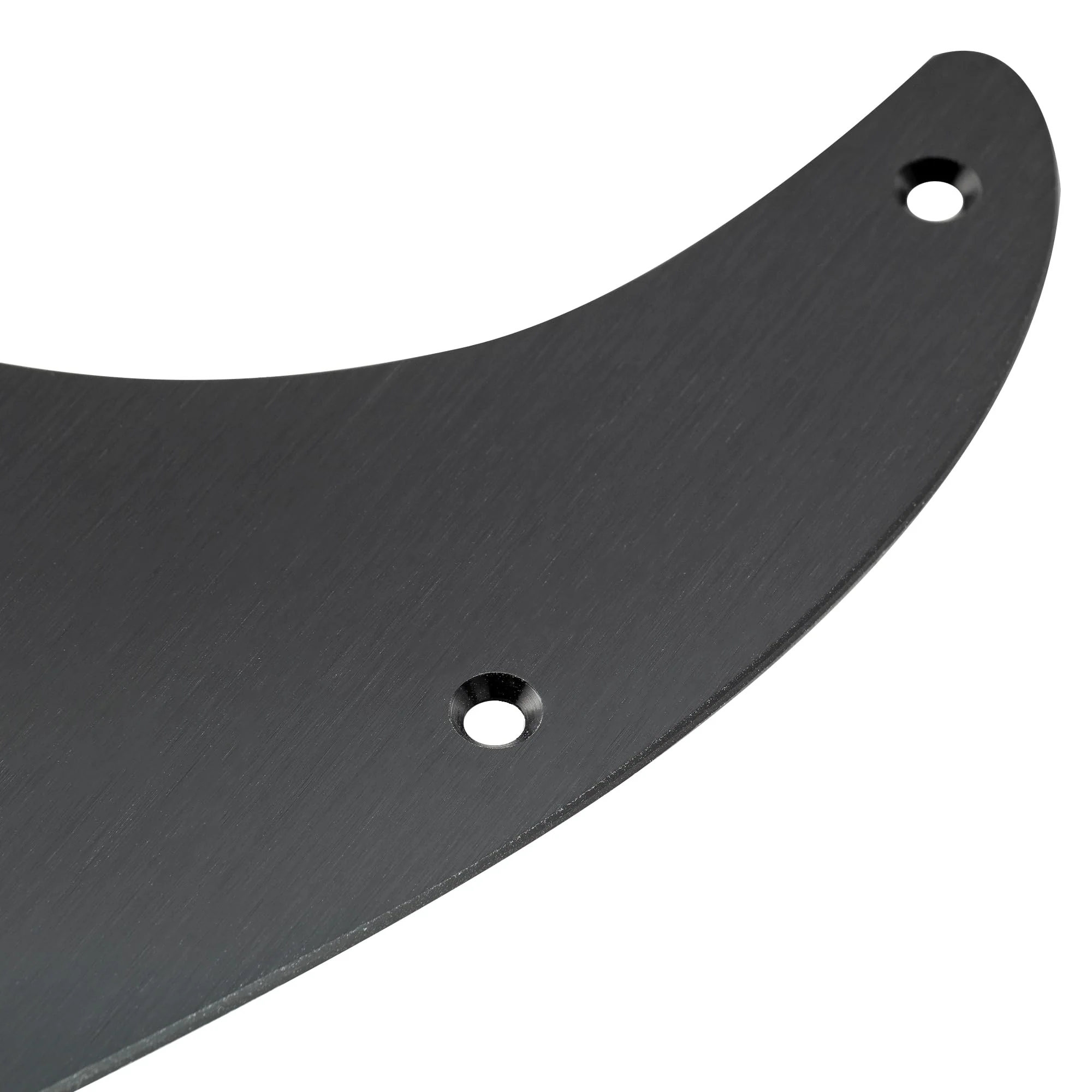 Musiclily Ultra 13 Holes Anodized Aluminum P-Bass Pickguard for American Fender Standard Precision Bass, Black - Image 4