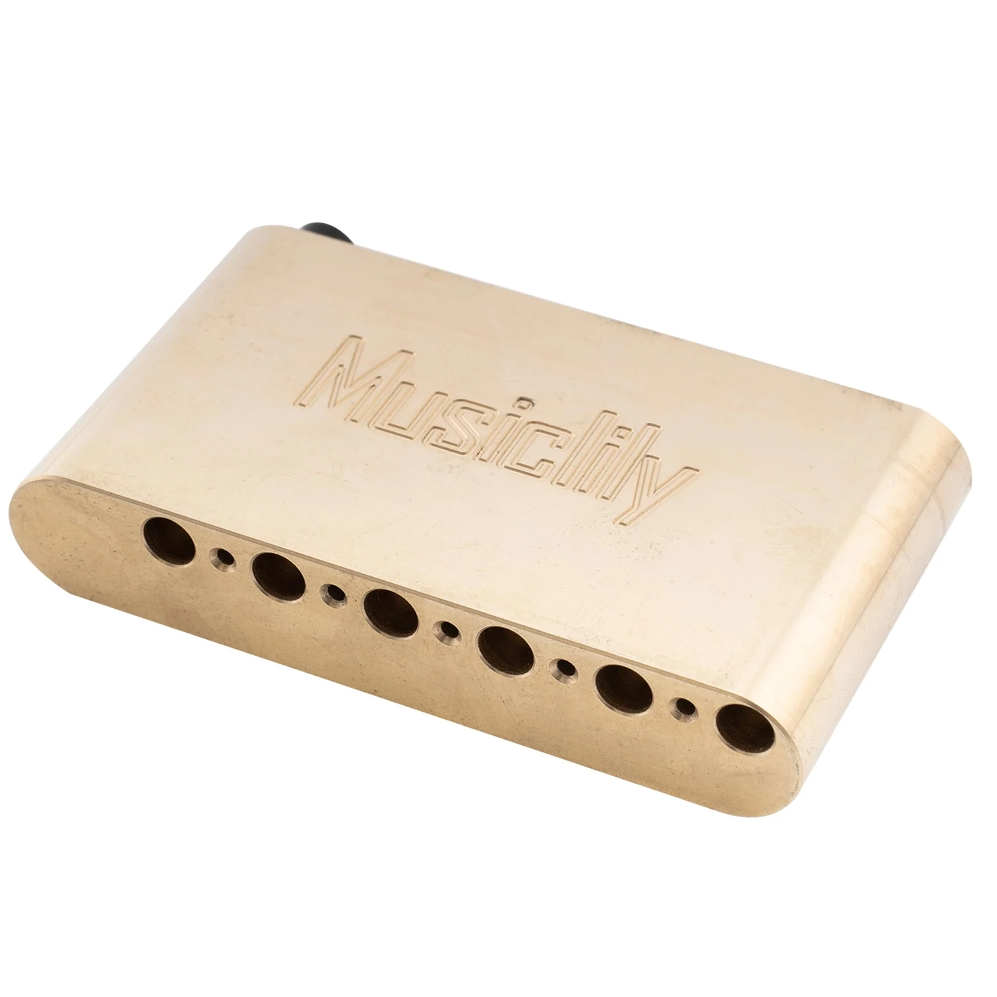 Musiclily Ultra 41mm Full Brass Tremolo Block 52.5mm String Spacing for PRS SE Style Electric Guitar Tremolo Bridge - Image 4