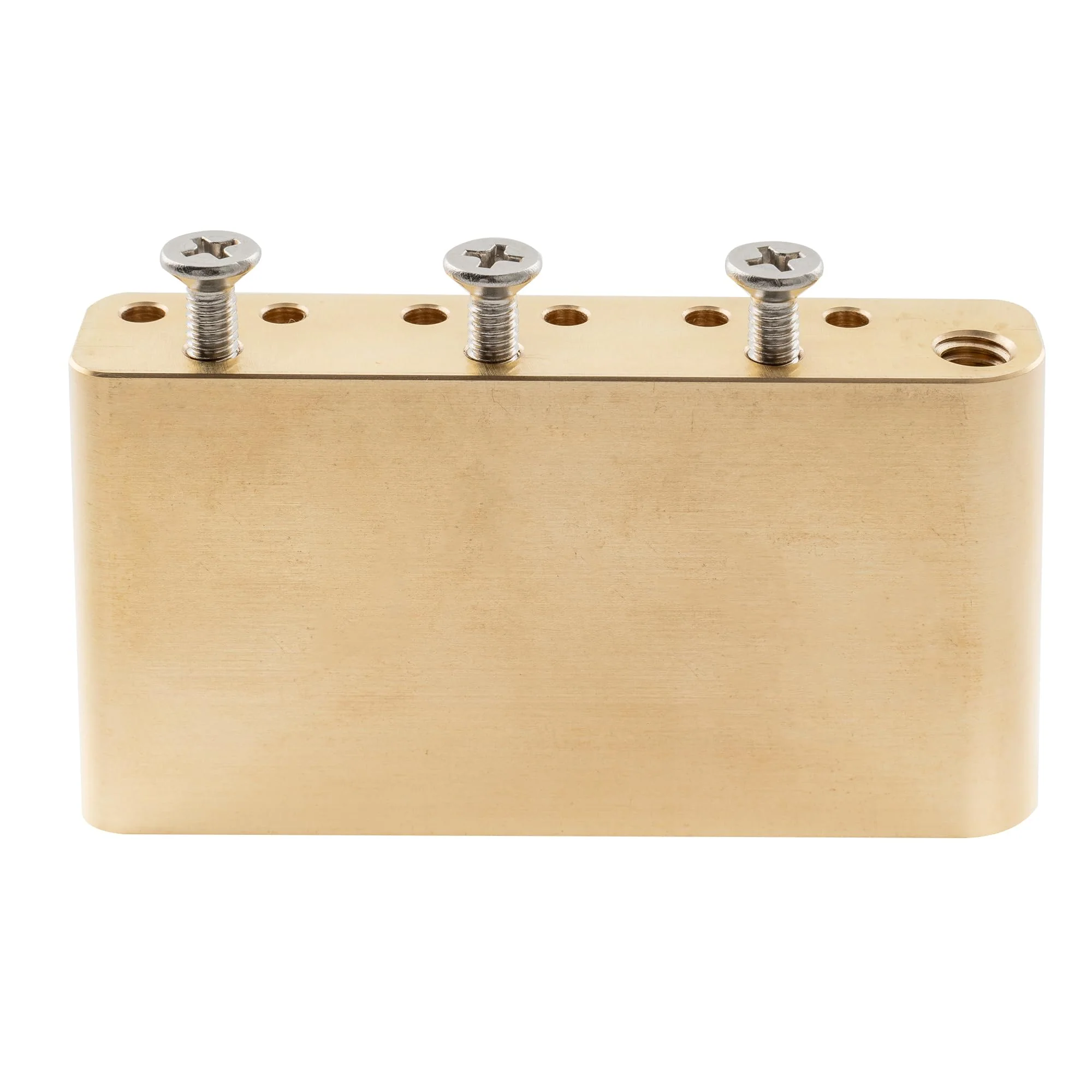 Musiclily Ultra 52.5mm (2-1/16 inch) Full Solid Brass 36mm Short Tremolo Block for China made Squier New after 2021 Affinity 2-point Electric Guitar Bridge Solid Brass 36mm V2 - Image 3