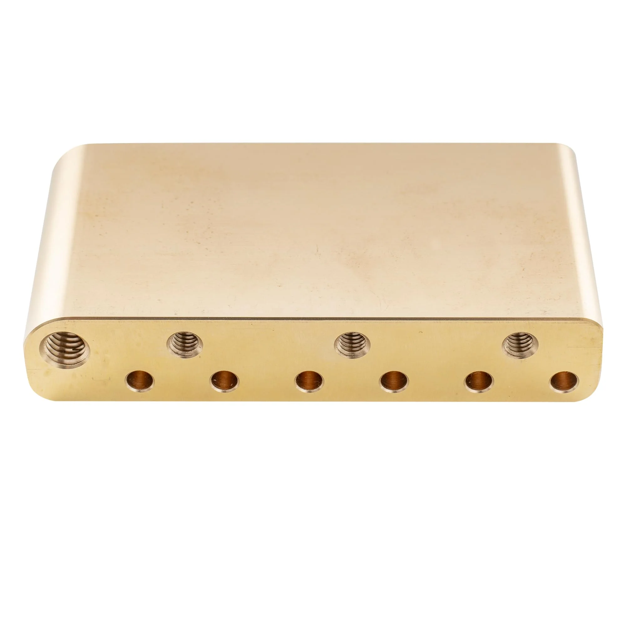 Musiclily Ultra 52.5mm (2-1/16 inch) Full Solid Brass 36mm Short Tremolo Block for China made Squier New after 2021 Affinity 2-point Electric Guitar Bridge Solid Brass 36mm V2 - Image 4
