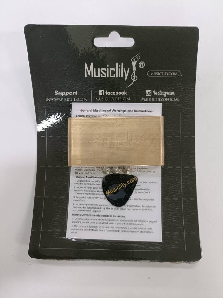 Musiclily Ultra 52.5mm (2-1/16 inch) Full Solid Brass 36mm Short Tremolo Block for China made Squier New after 2021 Affinity 2-point Electric Guitar Bridge Solid Brass 36mm V2 - Image 8