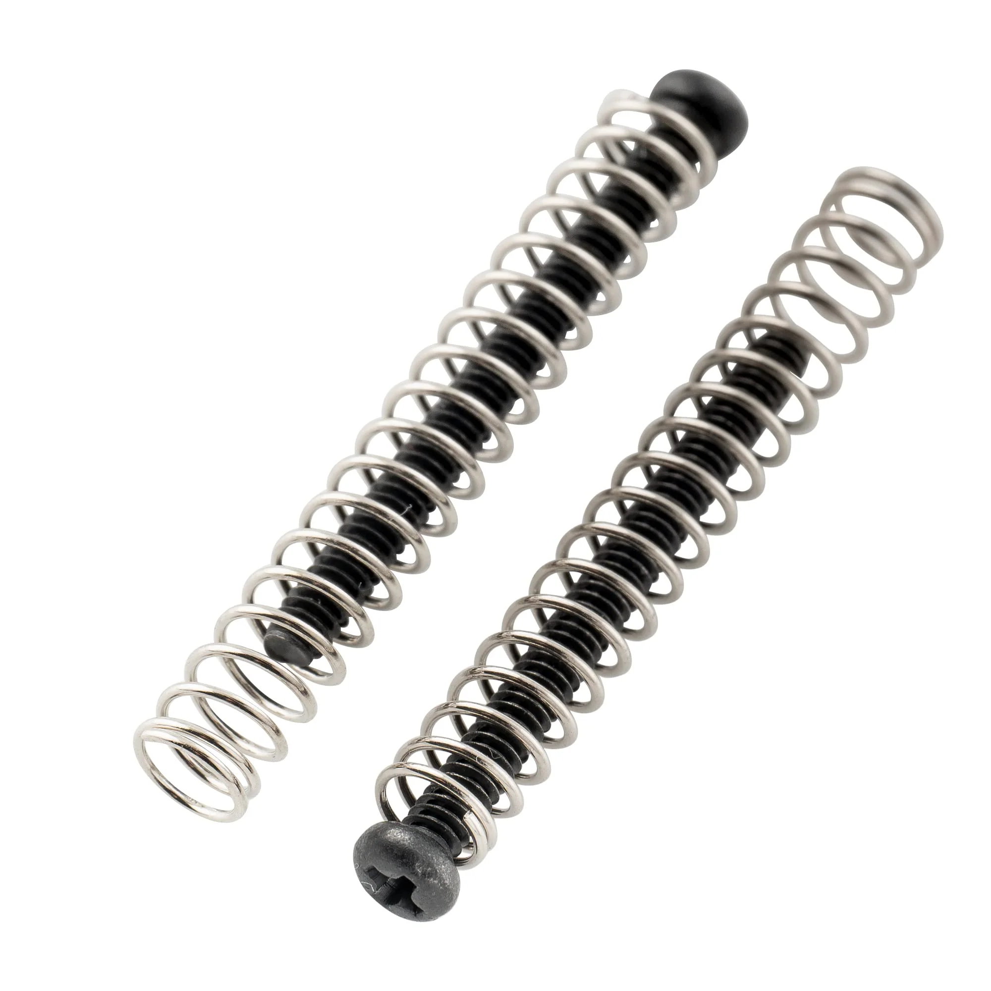 Musiclily Ultra UNC#3-48X1.1 Inch Stainless Steel Humbucker Pickup Mounting Screws and Springs Set for American Made Electric Guitar, Black (Set of 6) - Image 4