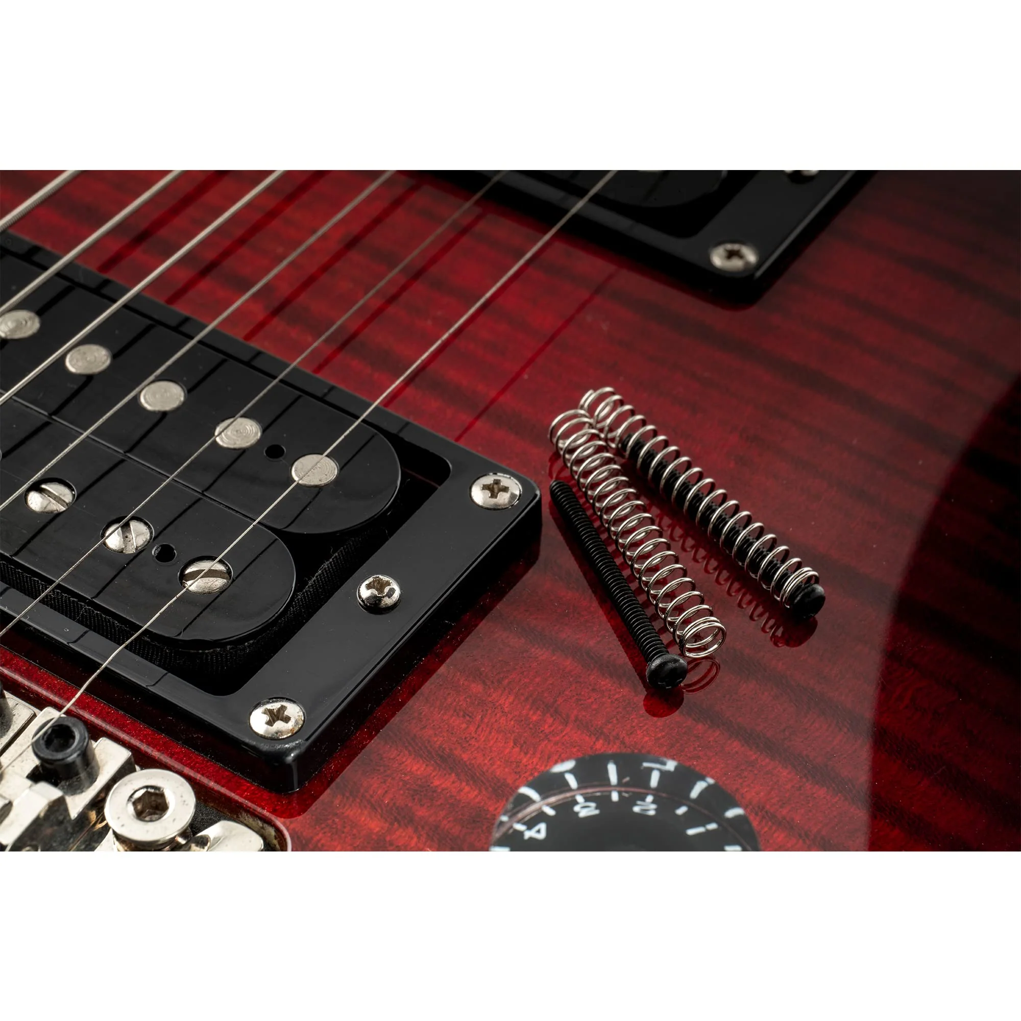 Musiclily Ultra UNC#3-48X1.1 Inch Stainless Steel Humbucker Pickup Mounting Screws and Springs Set for American Made Electric Guitar, Black (Set of 6) - Image 7