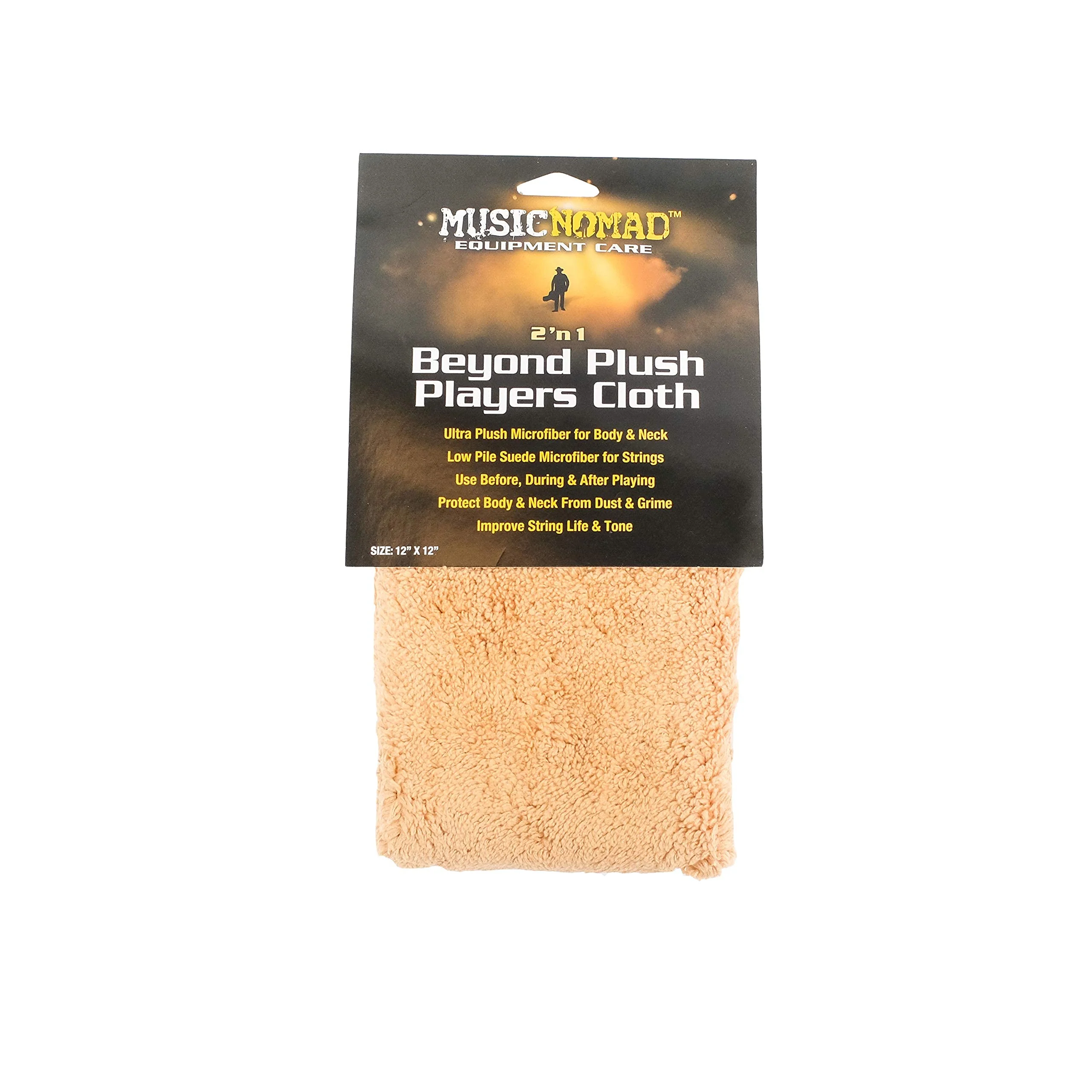 MusicNomad 2 'n 1 Beyond Plush Players Cloth (MN241) - Image 2