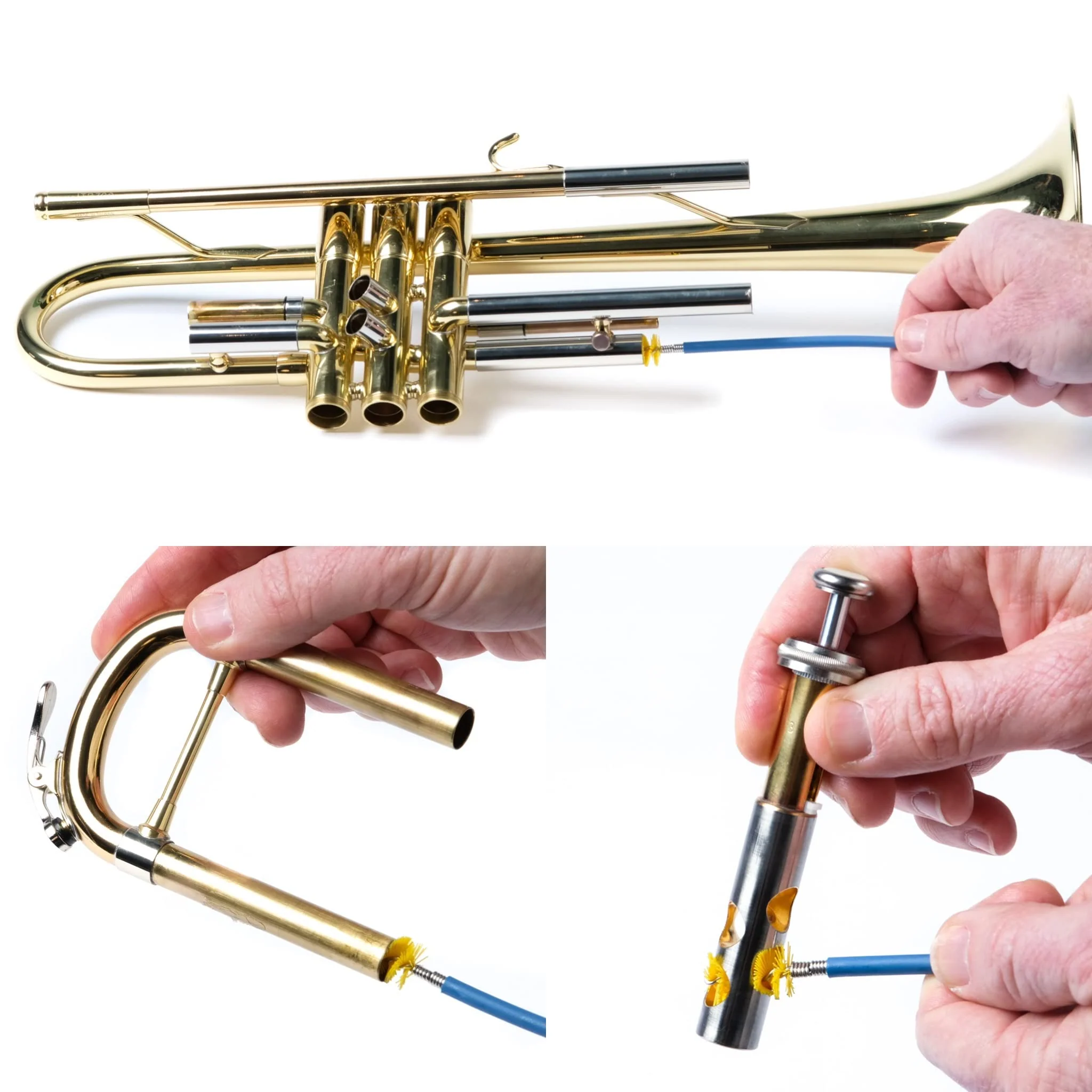 MusicNomad 6 pc. Premium Trumpet (Cornet) Cleaning & Care Kit with Extra Care Built into our Product Designs, Formulas, Instructions, Give Back & Storage Bag for Complete Care (MN770) - Image 5