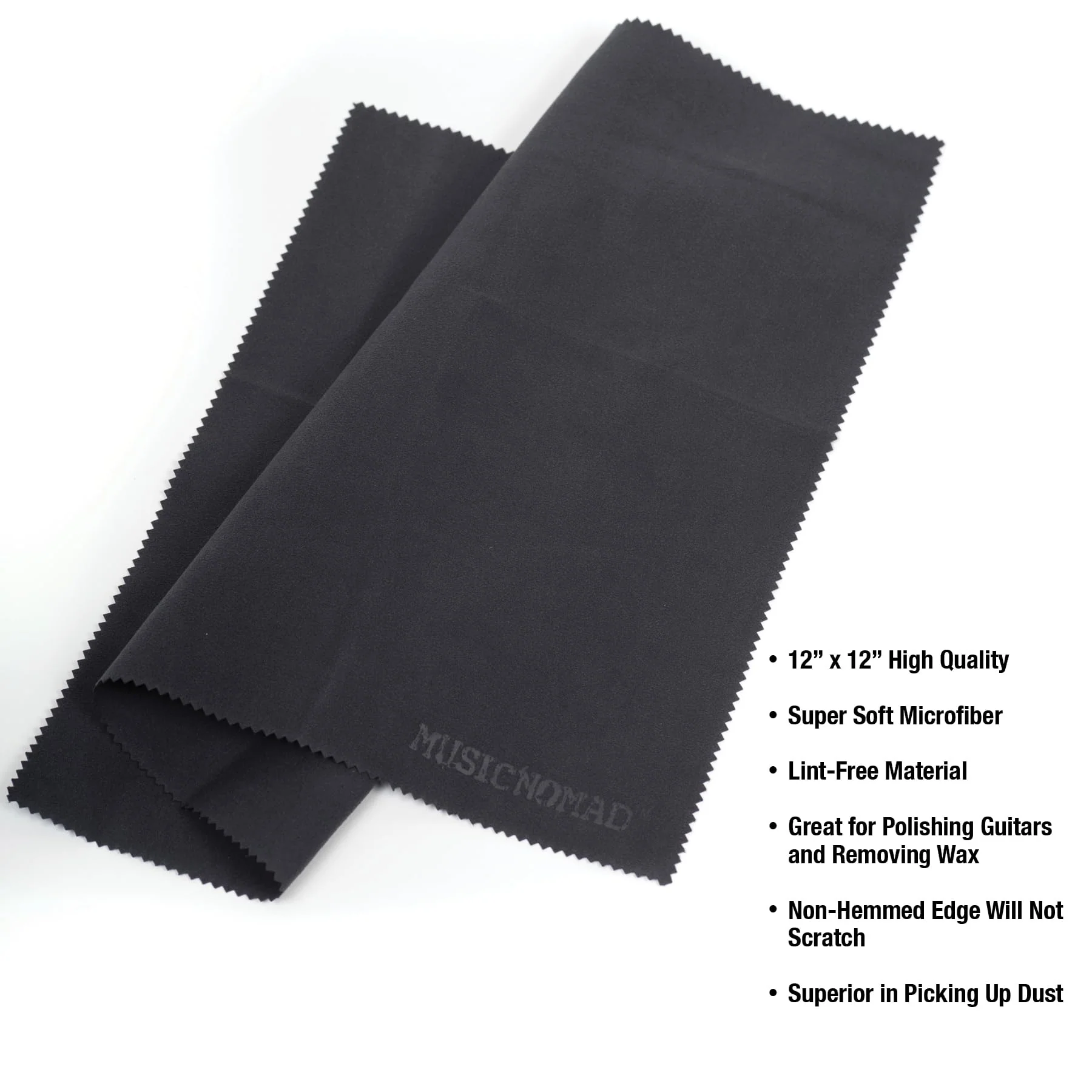 MusicNomad Guitar ONE All-in-1 Cleaner, Polish, and Wax and Microfiber Polishing Cloth Cleaning Kit (MN297) - Image 3