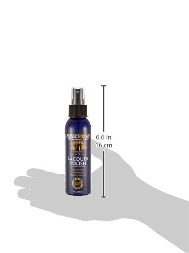 MusicNomad Lacquer Polish for Brass & Woodwind Instruments, 4 oz. (MN700) & Brass & Woodwind Premium Microfiber Polishing Cloth (MN730) - Image 4
