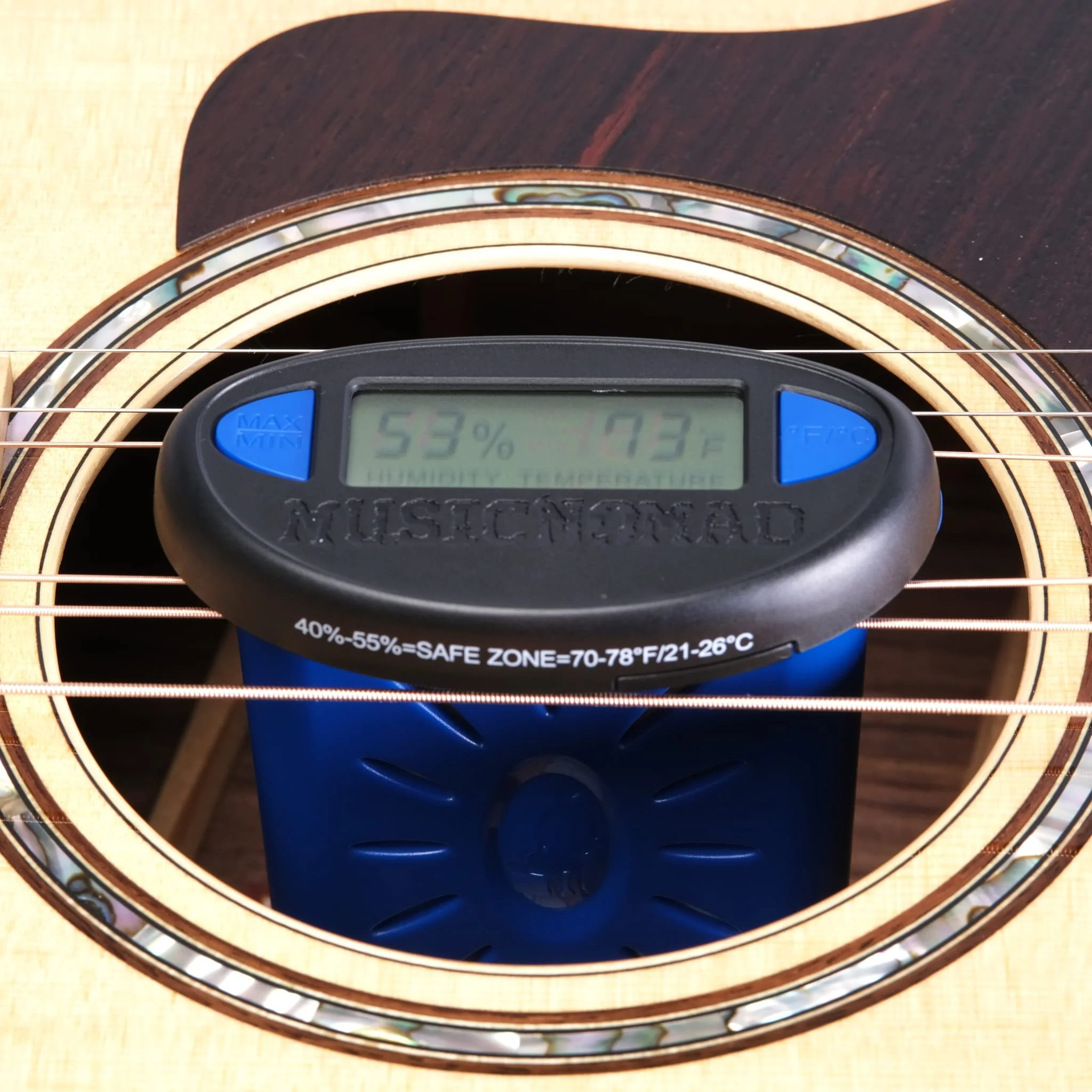 MusicNomad (MN311) The Humitar ONE-Acoustic Guitar Humidifier & Hygrometer - Image 2